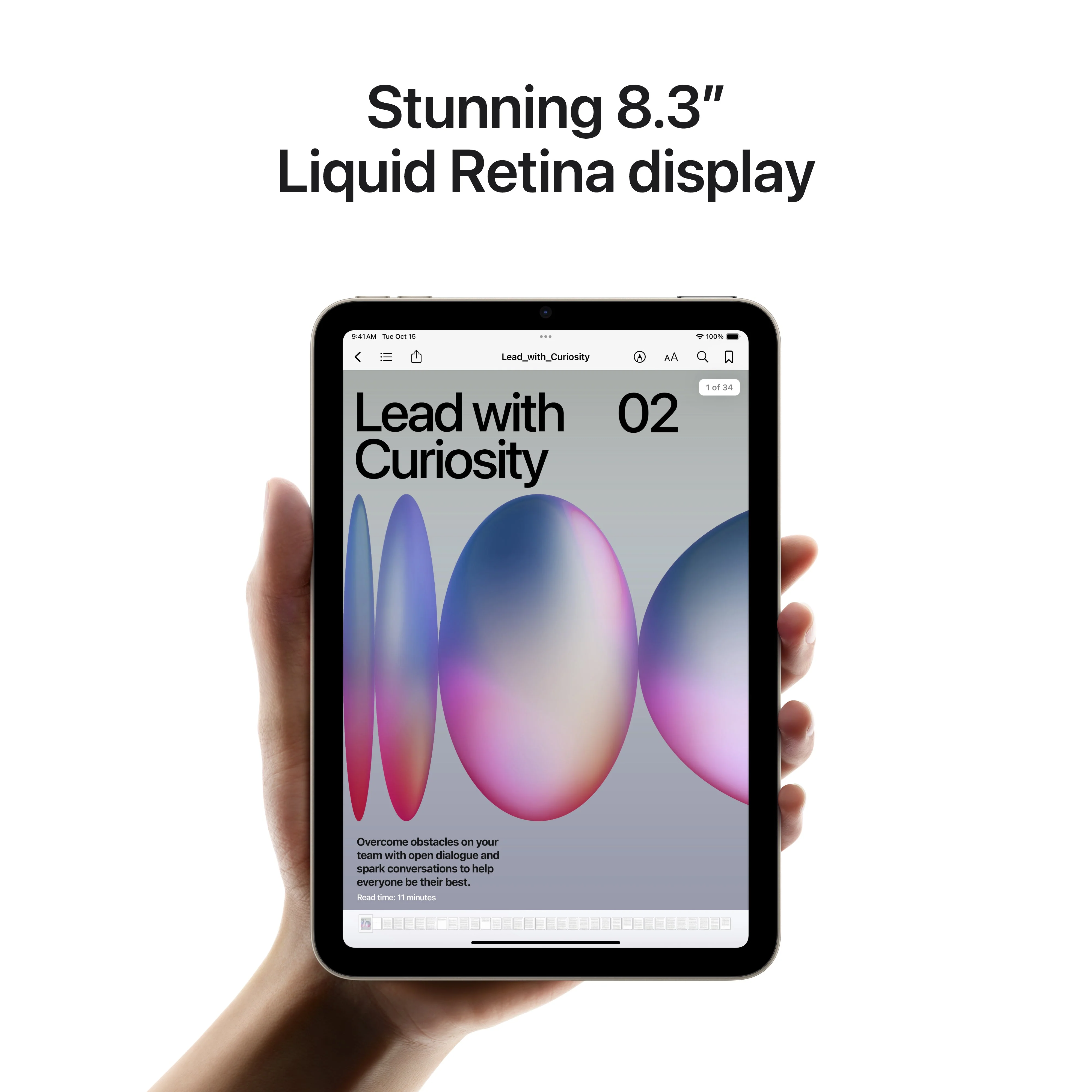 iPad mini Wi-Fi 256GB (A17 Pro) - Lilla - Image 5