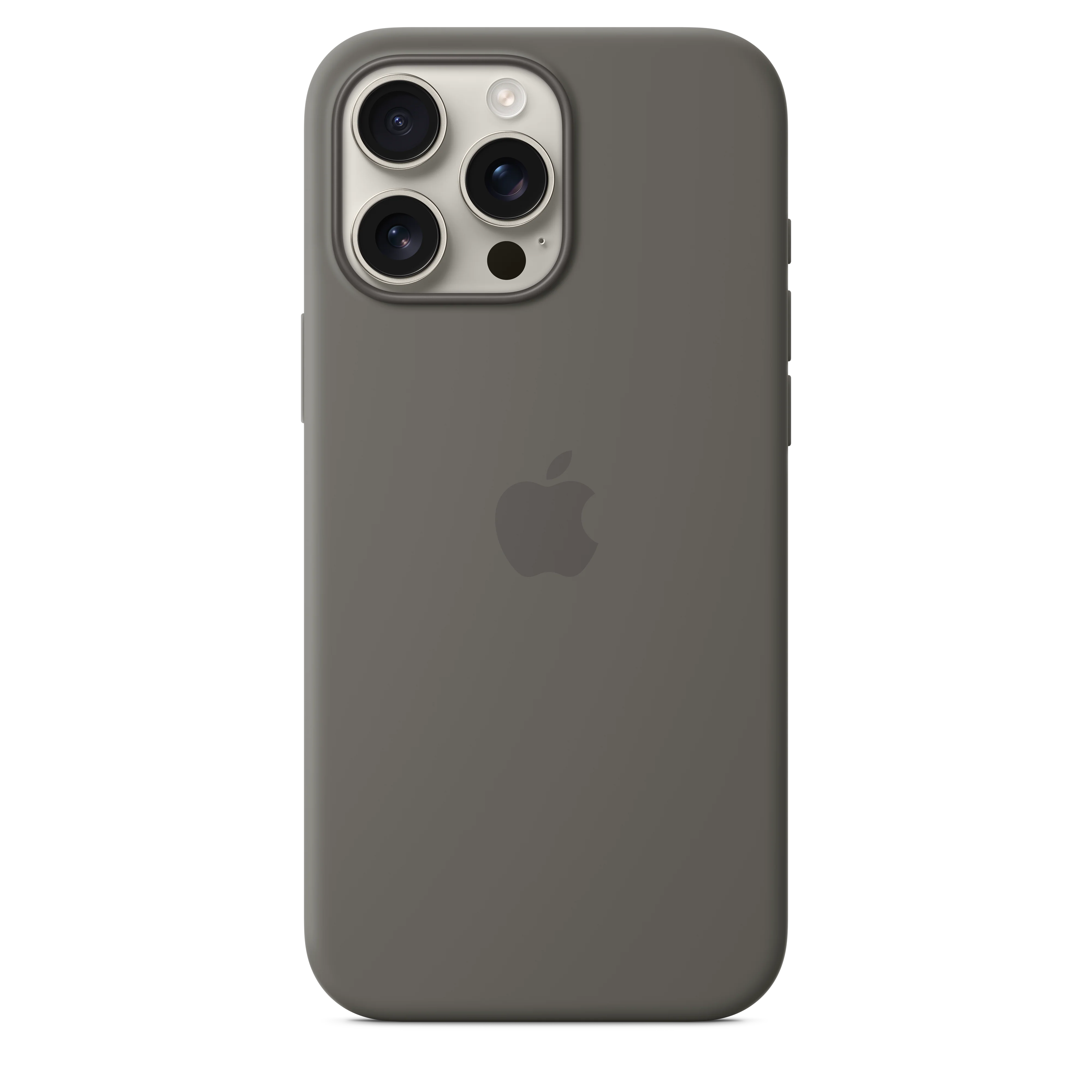 Apple Silikondeksel med MagSafe til iPhone 16 Pro Max - Stengrå - Image 2