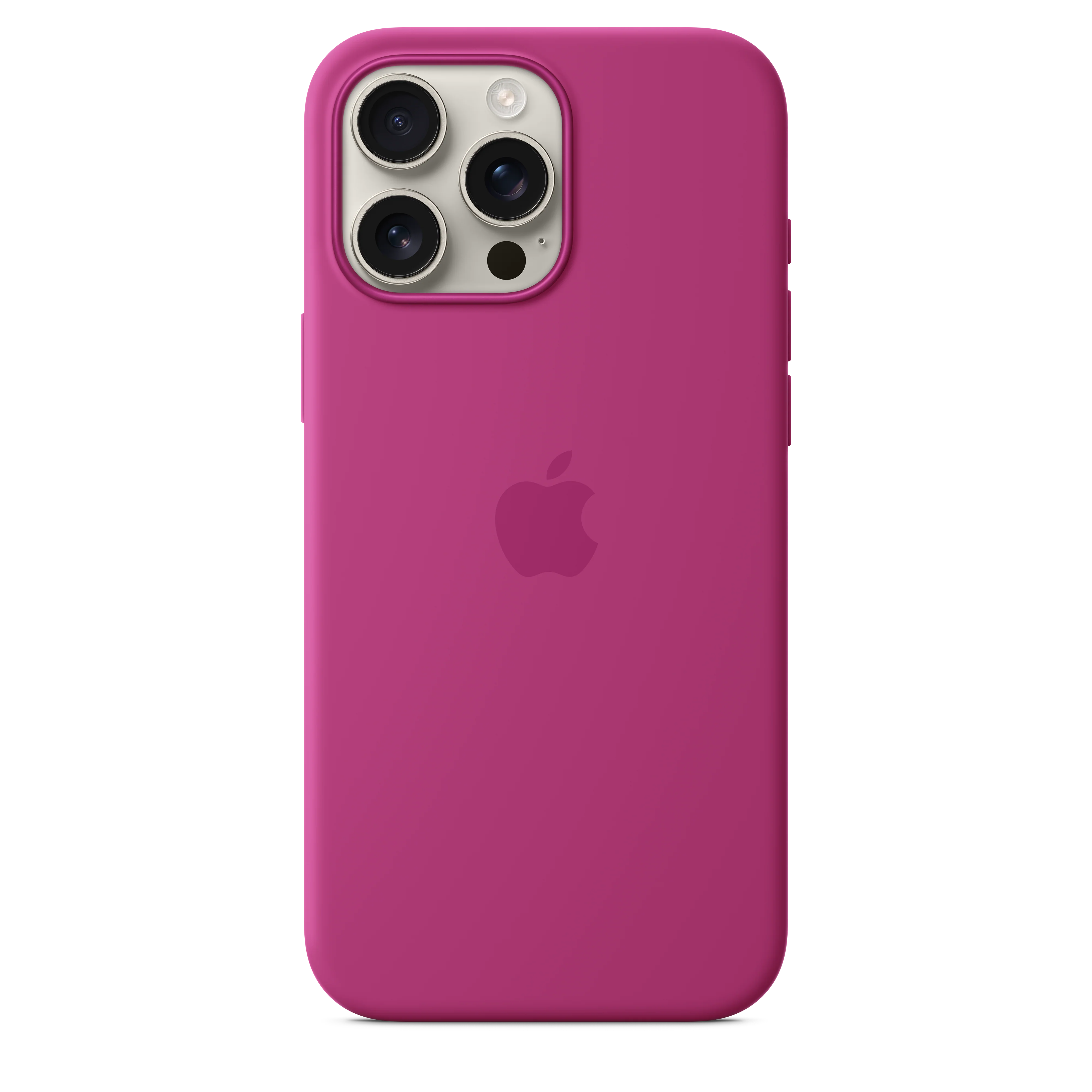 Apple Silikondeksel med MagSafe til iPhone 16 Pro Max - Fuksia - Image 2