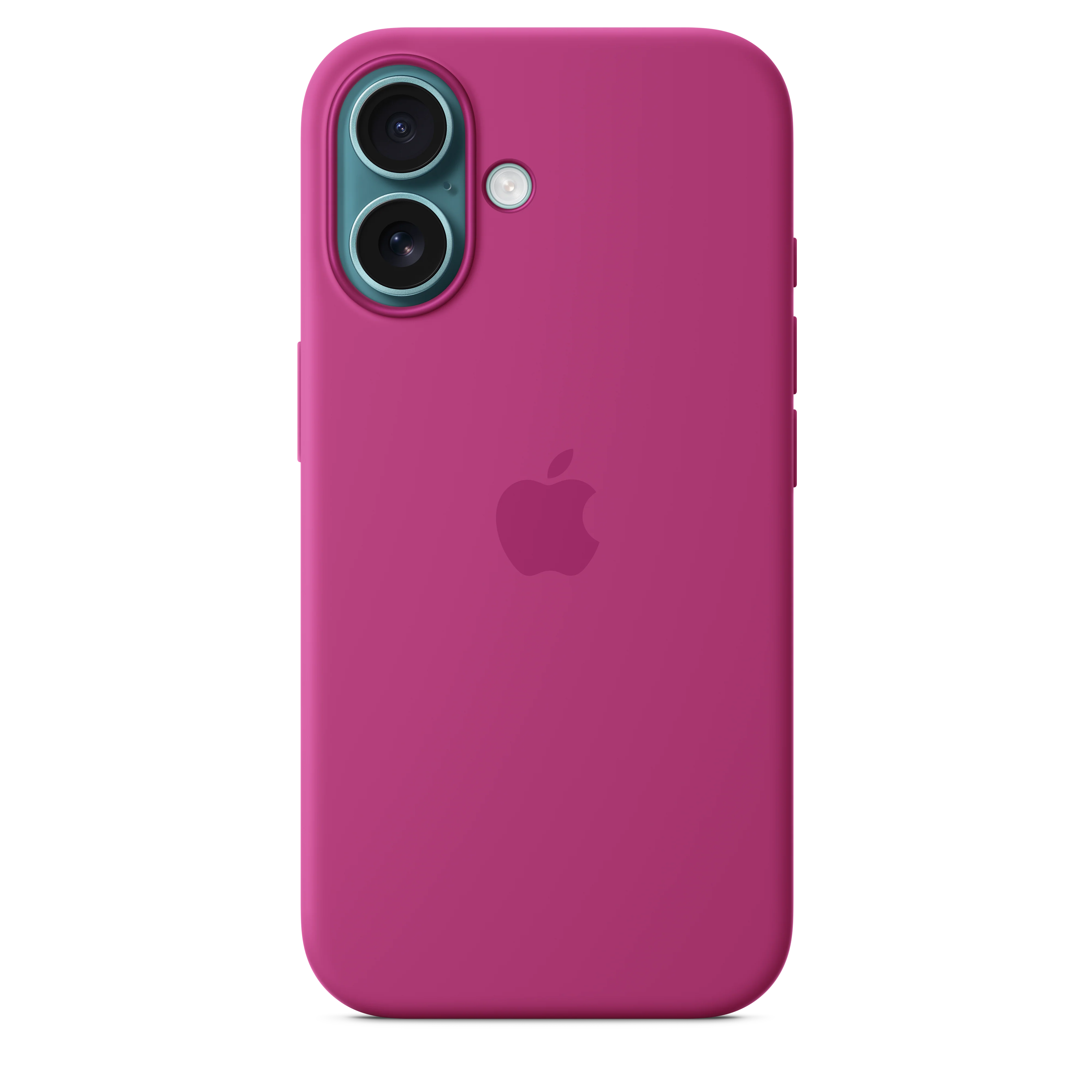 Apple Silikondeksel med MagSafe til iPhone 16 - Fuksia - Image 2
