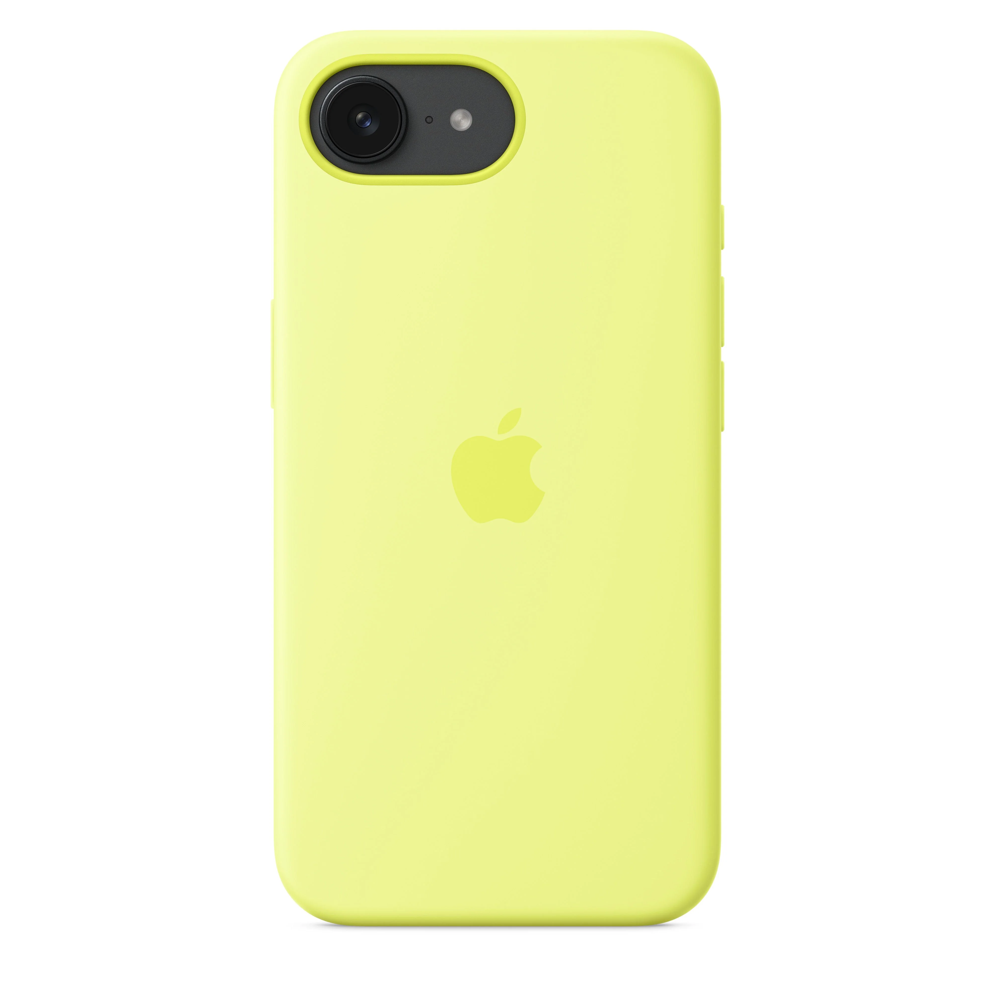 Apple Silikondeksel til iPhone 16e - Neongul - Image 2