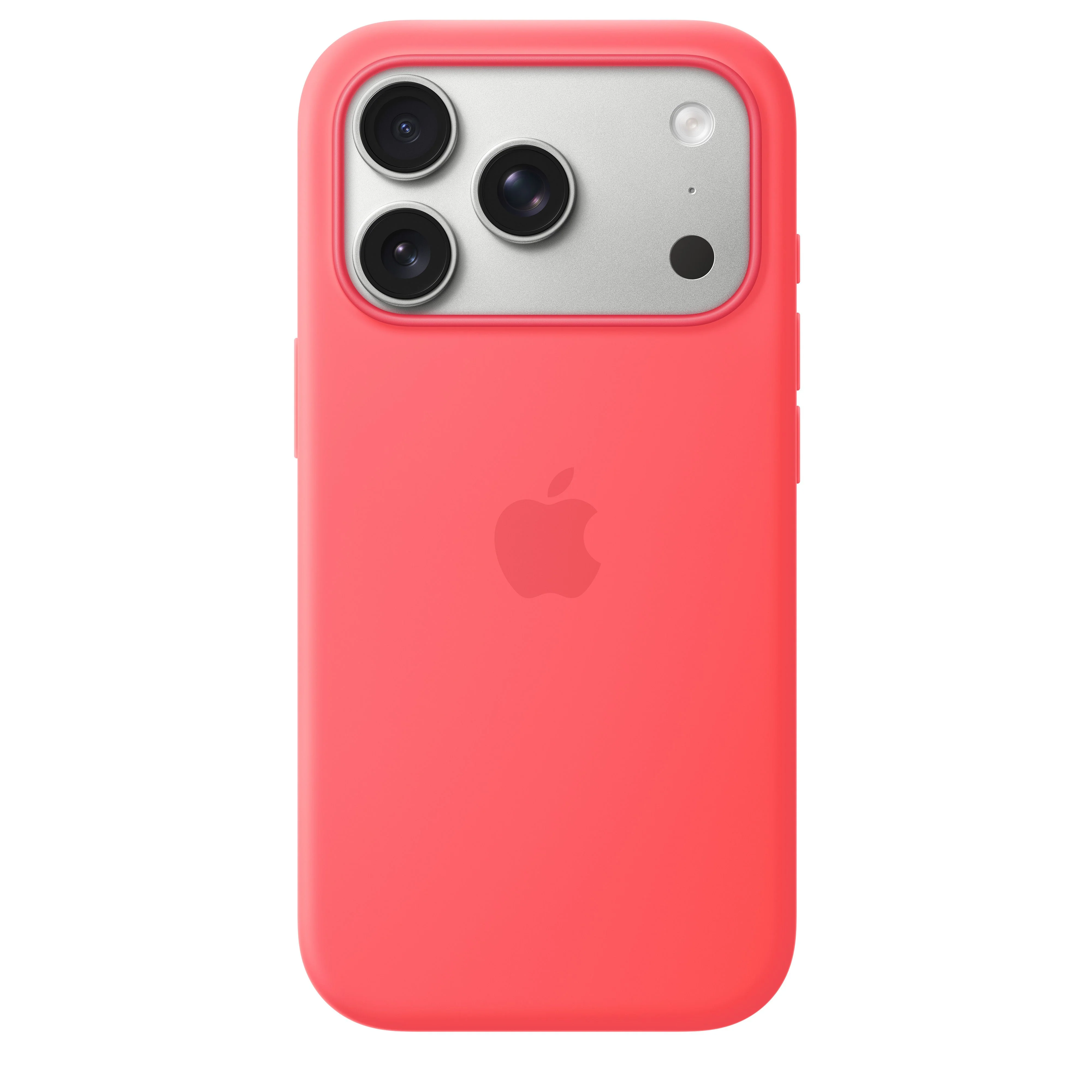 Apple Silikondeksel med MagSafe til iPhone 17 Pro - Lys guava