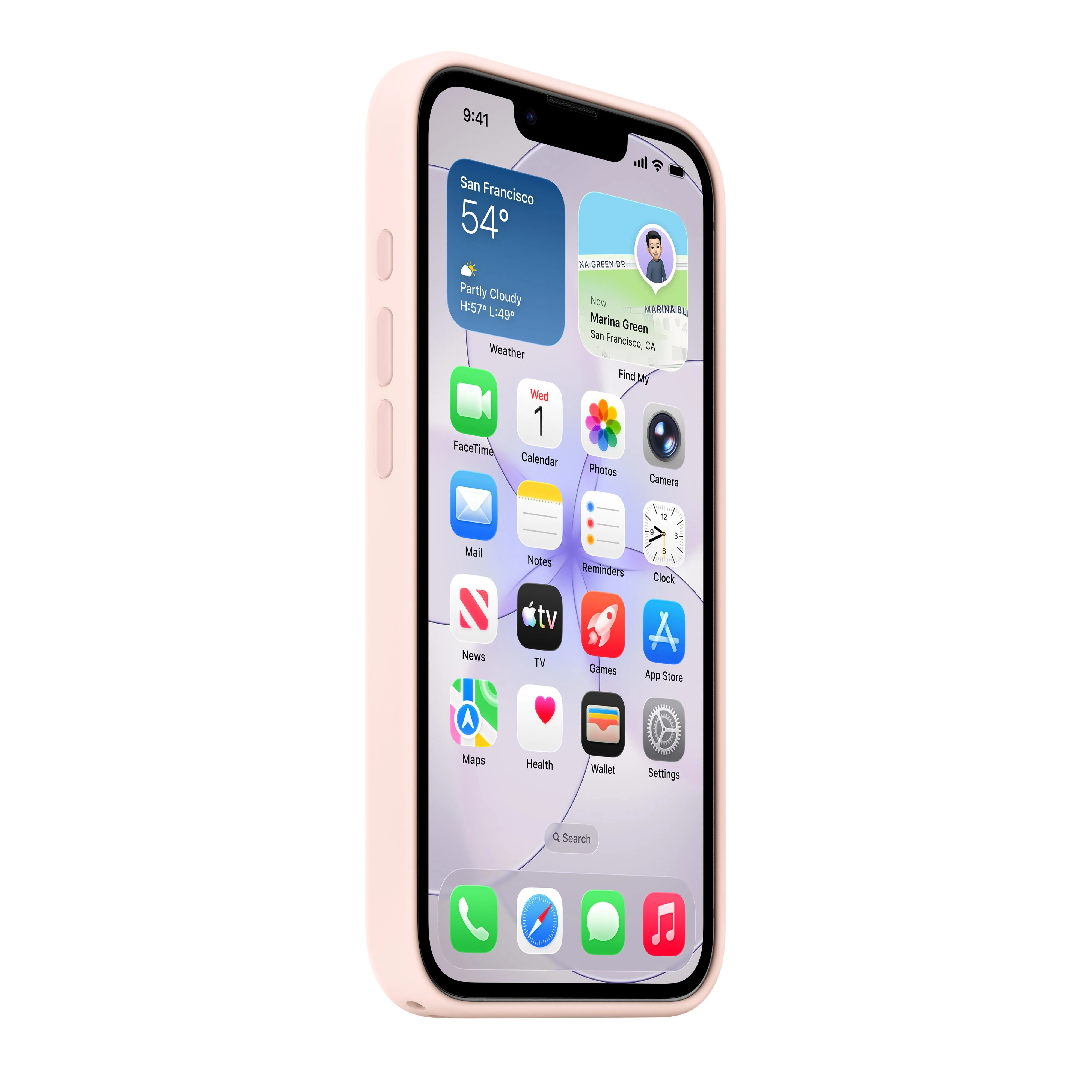 Apple Silikondeksel til iPhone 17e med MagSafe - Myk rosa - Image 4