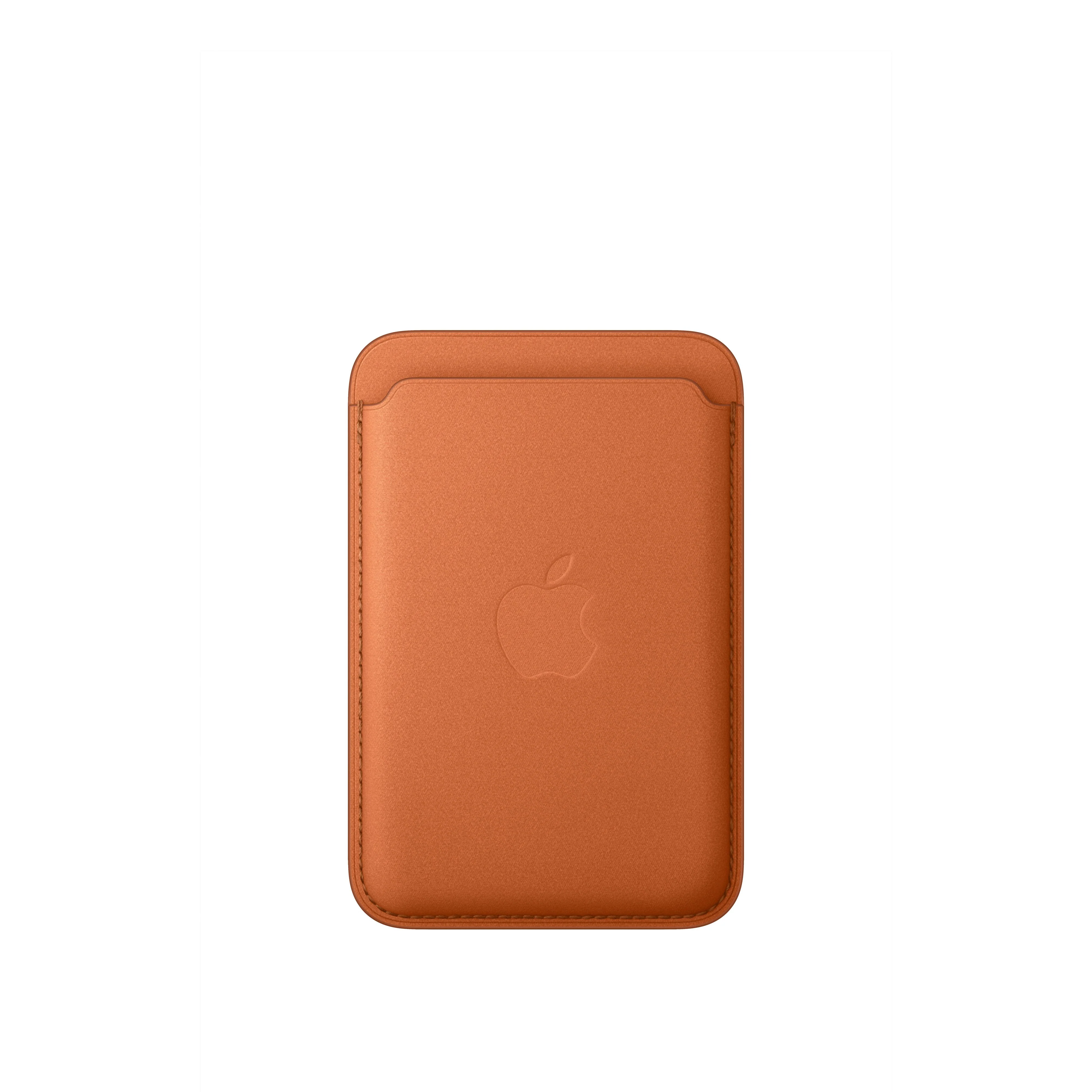 Apple Lommebok i finvev med MagSafe – Fox Orange