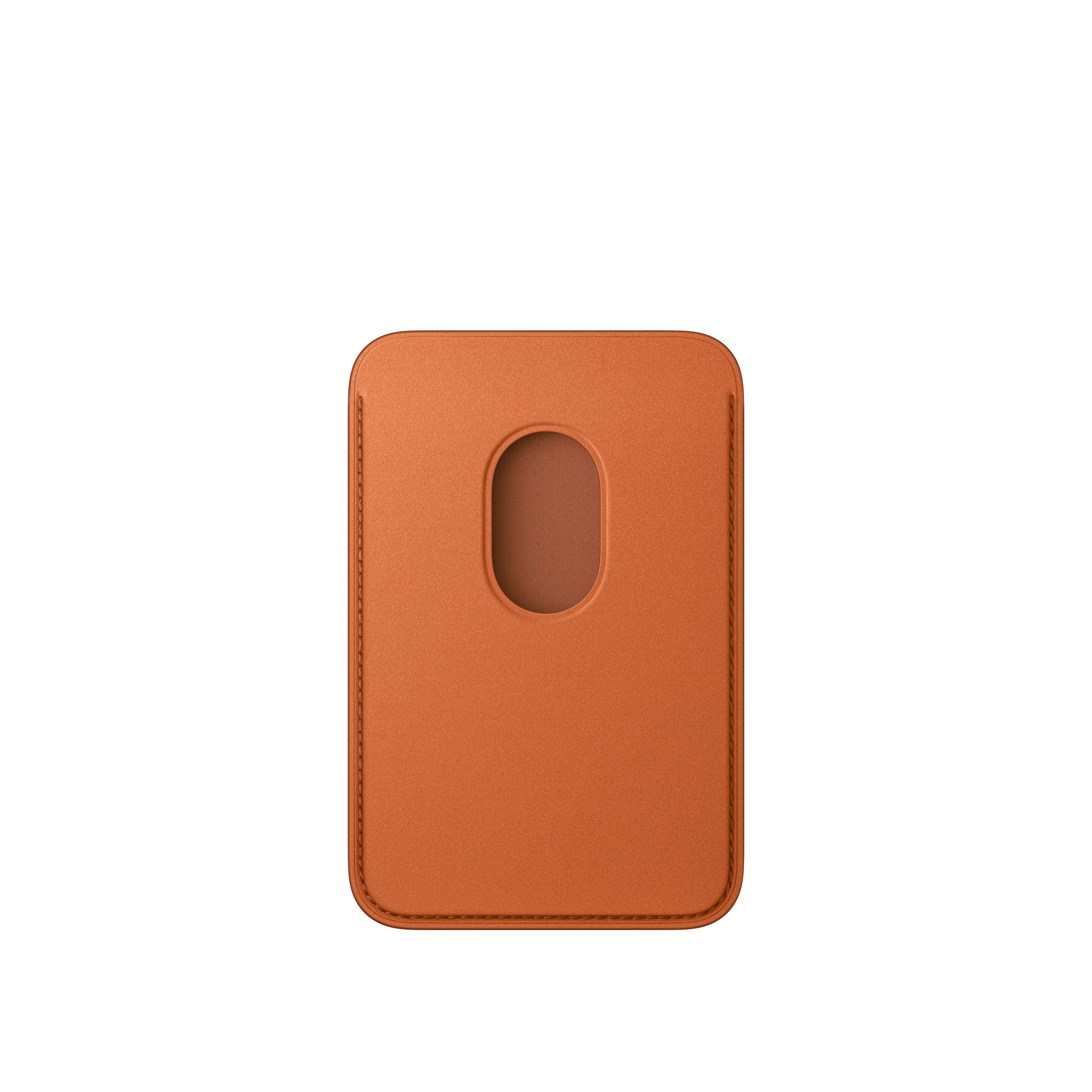 Apple Lommebok i finvev med MagSafe – Fox Orange - Image 2