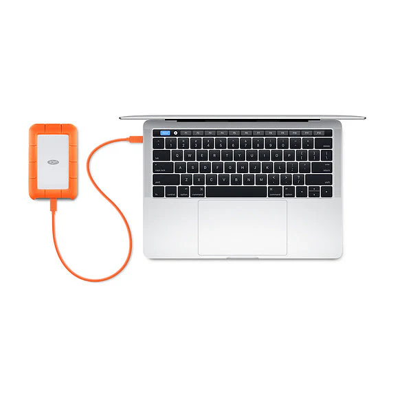 LaCie Rugged USB-C Ekstern Harddisk - 2TB - Image 3