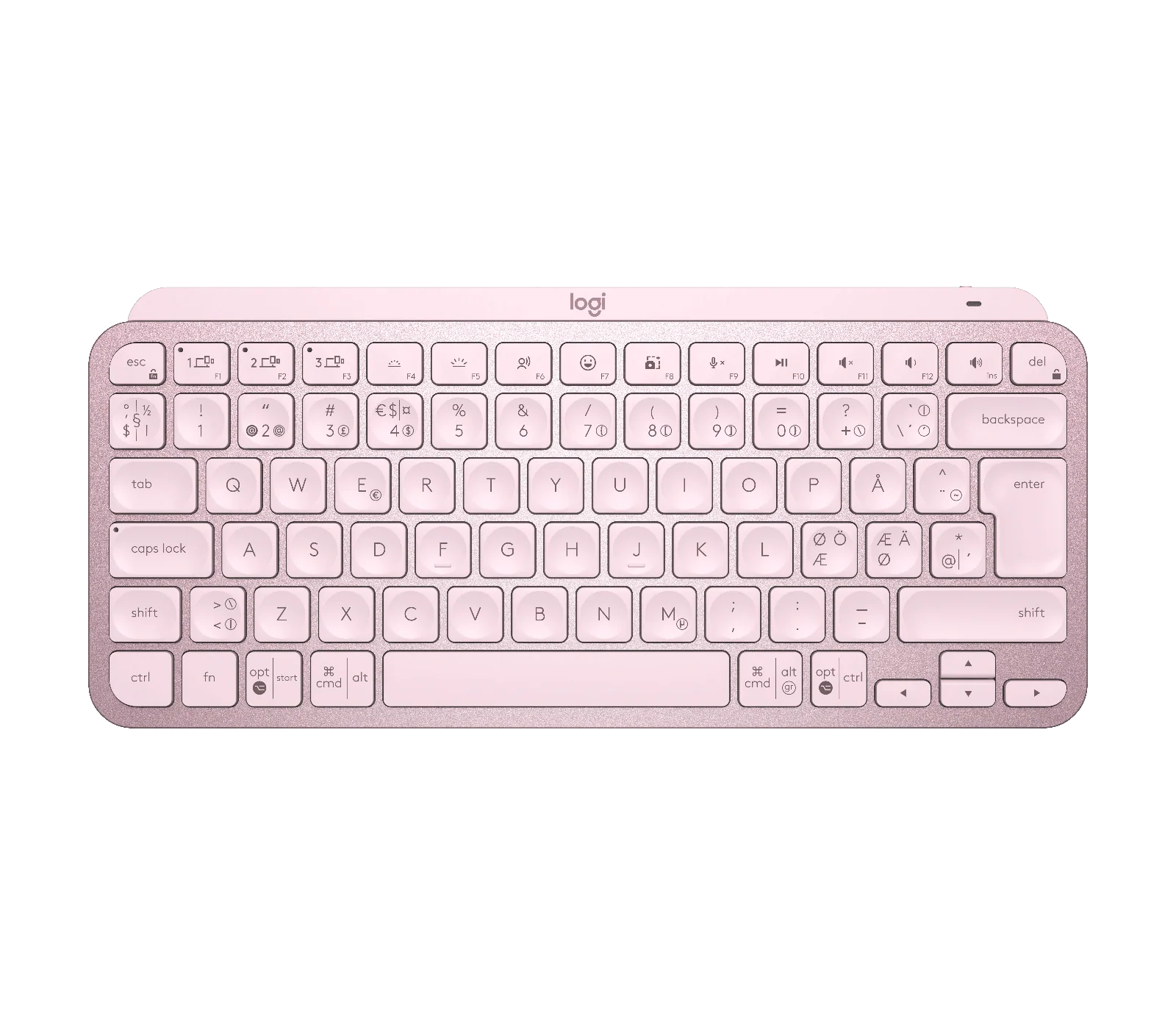 Logitech MX Keys Mini Tastatur - Rosa