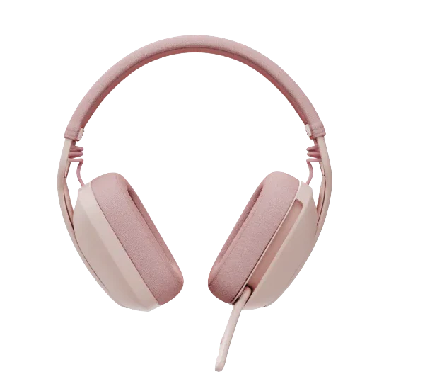 Logitech Zone Vibe 100 Trådløse Hodetelefoner - Rosa - Image 2