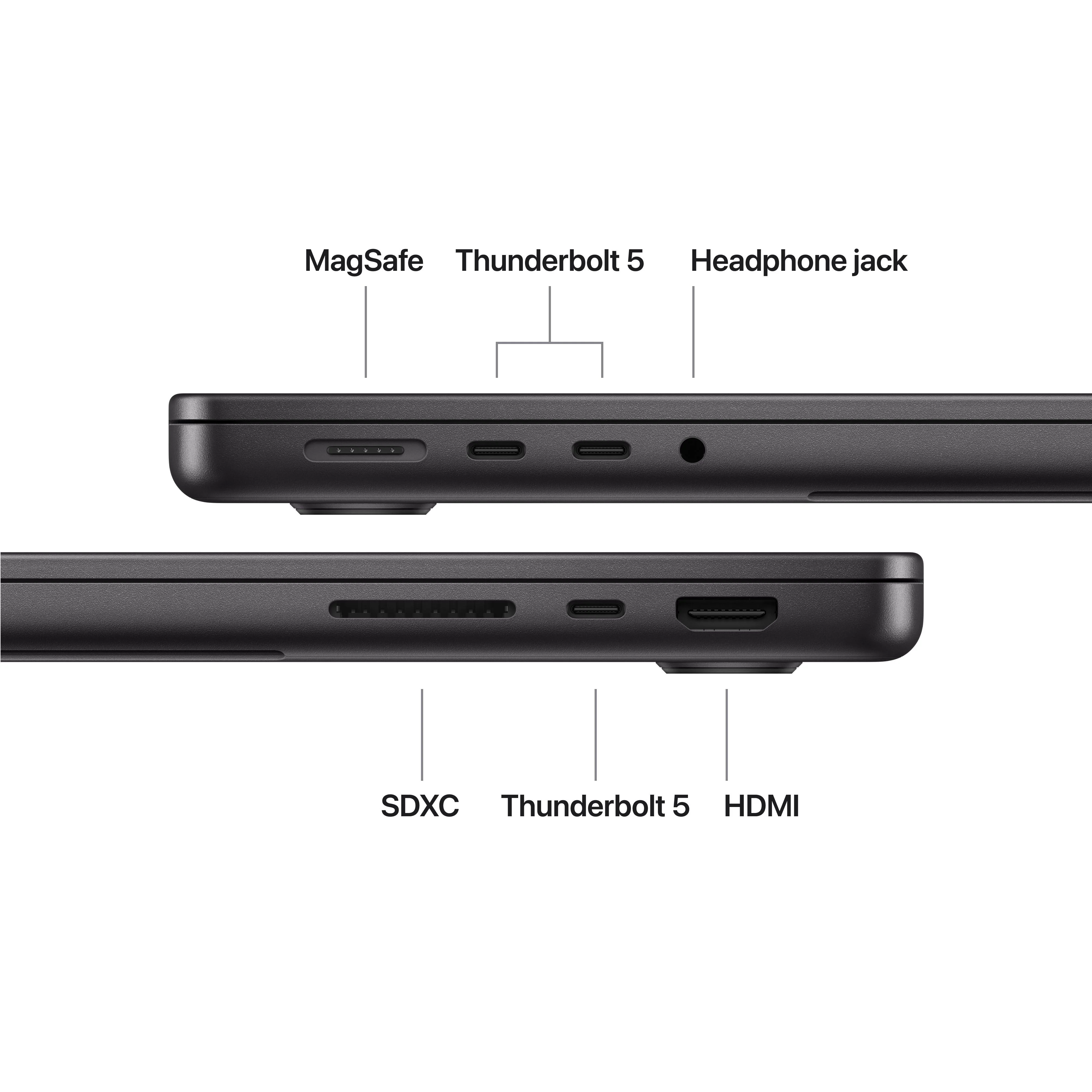MacBook Pro 14-tommer M5 Max 36GB Minne 2TB SSD - Stellarsvart - Image 7