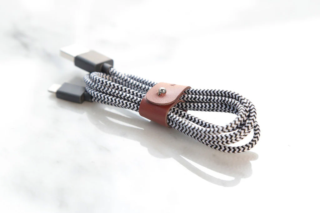 Native Union 1.2 m USB-A til Lightning Belt Ladekabel - Zebra - Image 4
