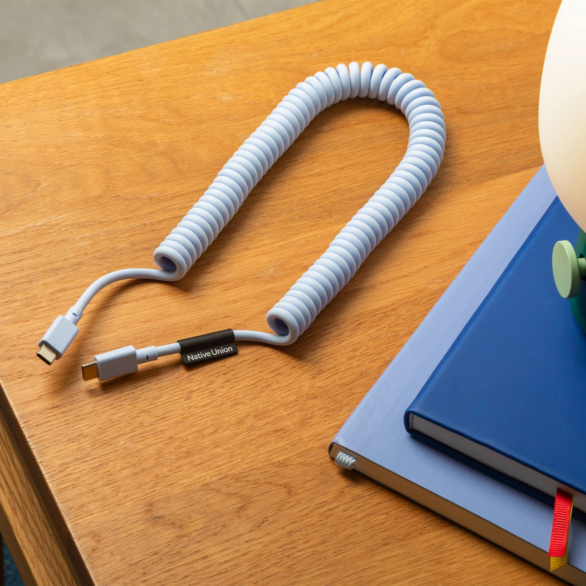 Native Union 2,4m Pop USB-C Ladekabel - Azur - Image 3