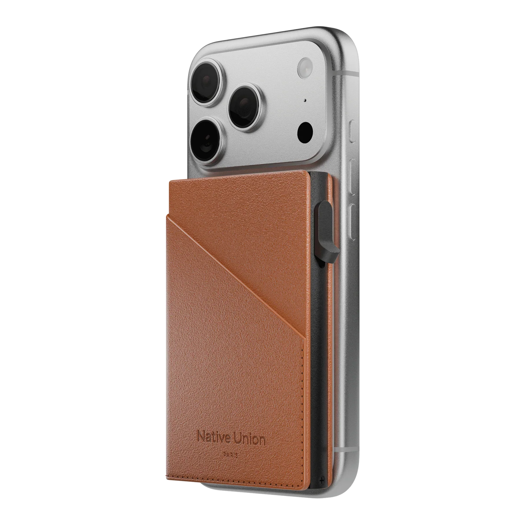 Native Union Slide Magnetisk Kortholder - Tan - Image 2