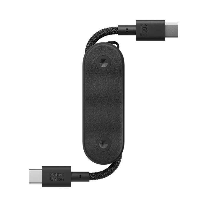 Native Union Pocket Cable USB-C til USB-C Ladekabel - Svart