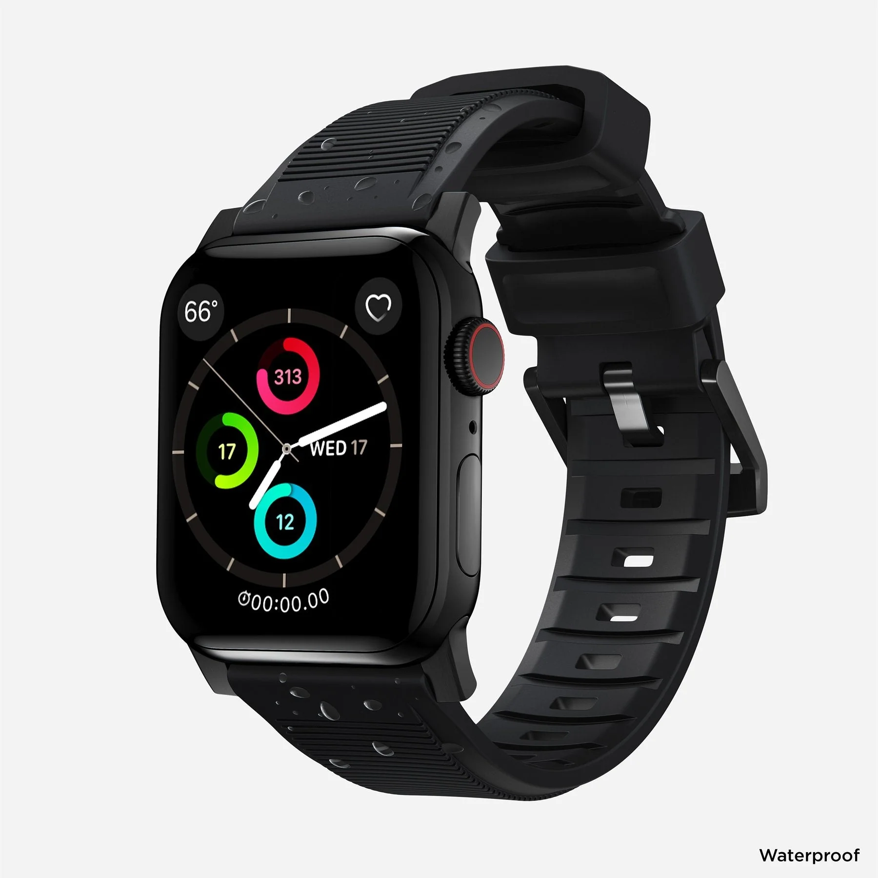 Nomad 42/41 mm Rugged Strap reim - Svart - Image 2