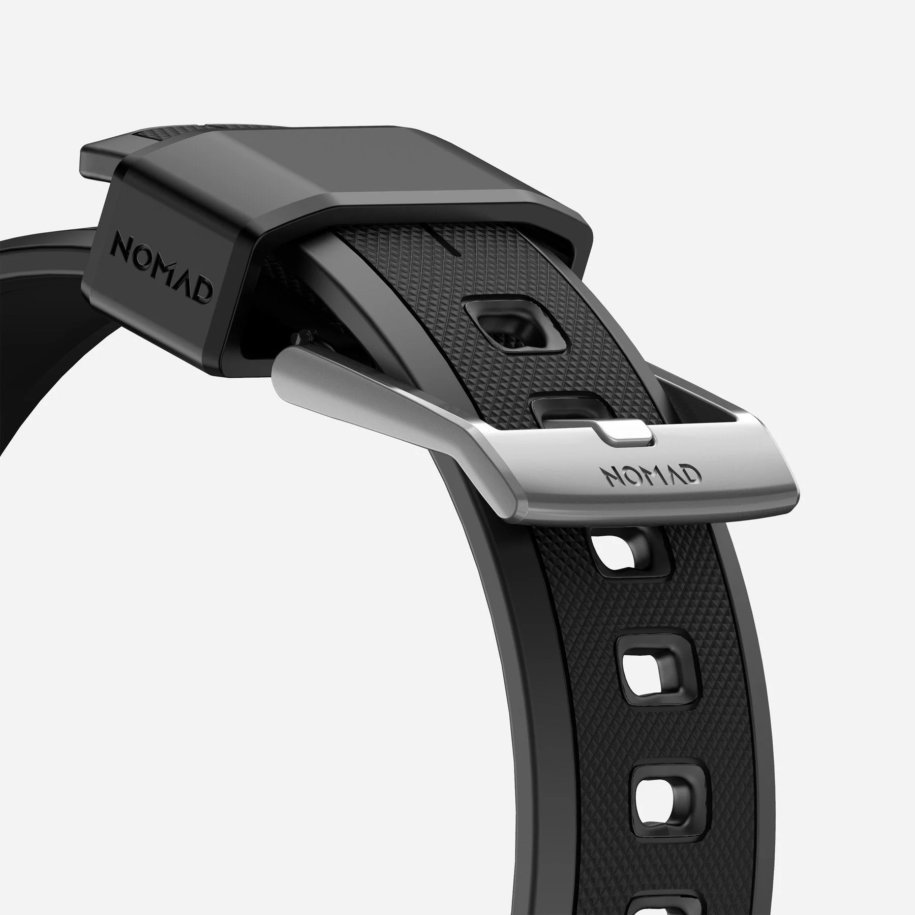 Nomad 49/46 mm Rugged Strap reim - Sølv - Image 6