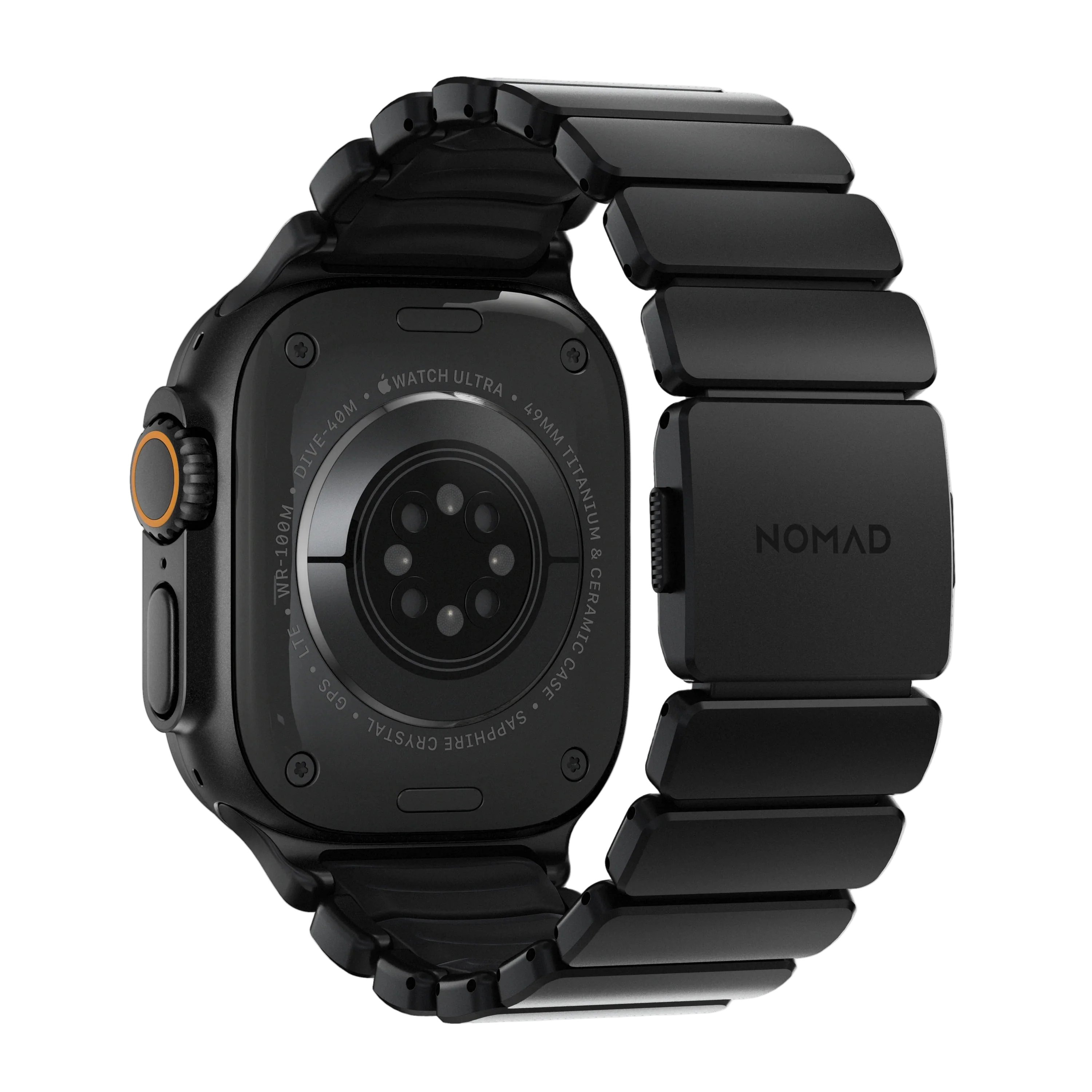 Nomad 49/46 mm Stratos Band Reim - Black Titanium/Black - Image 2