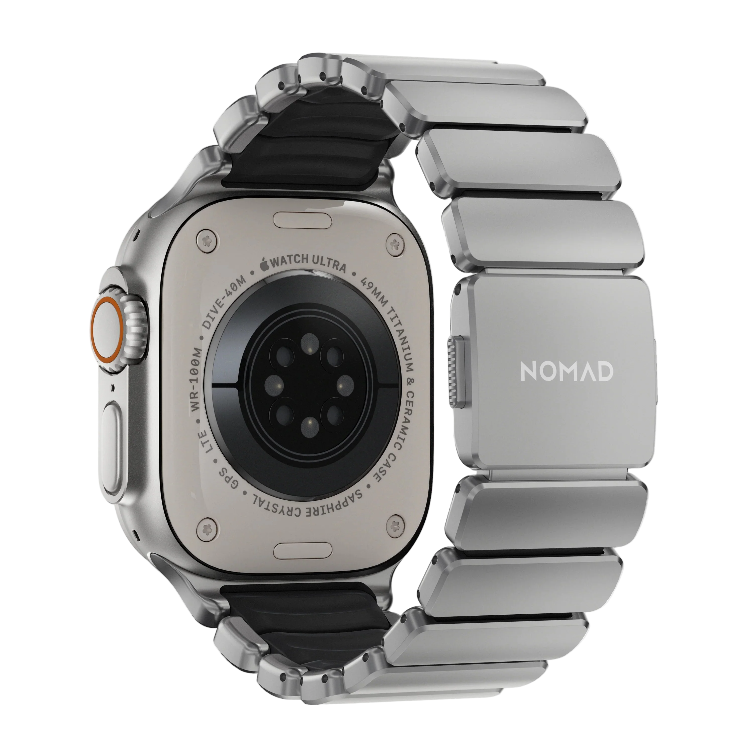Nomad 49/46 mm Stratos Band Reim - Natural Titanium/Black - Image 2