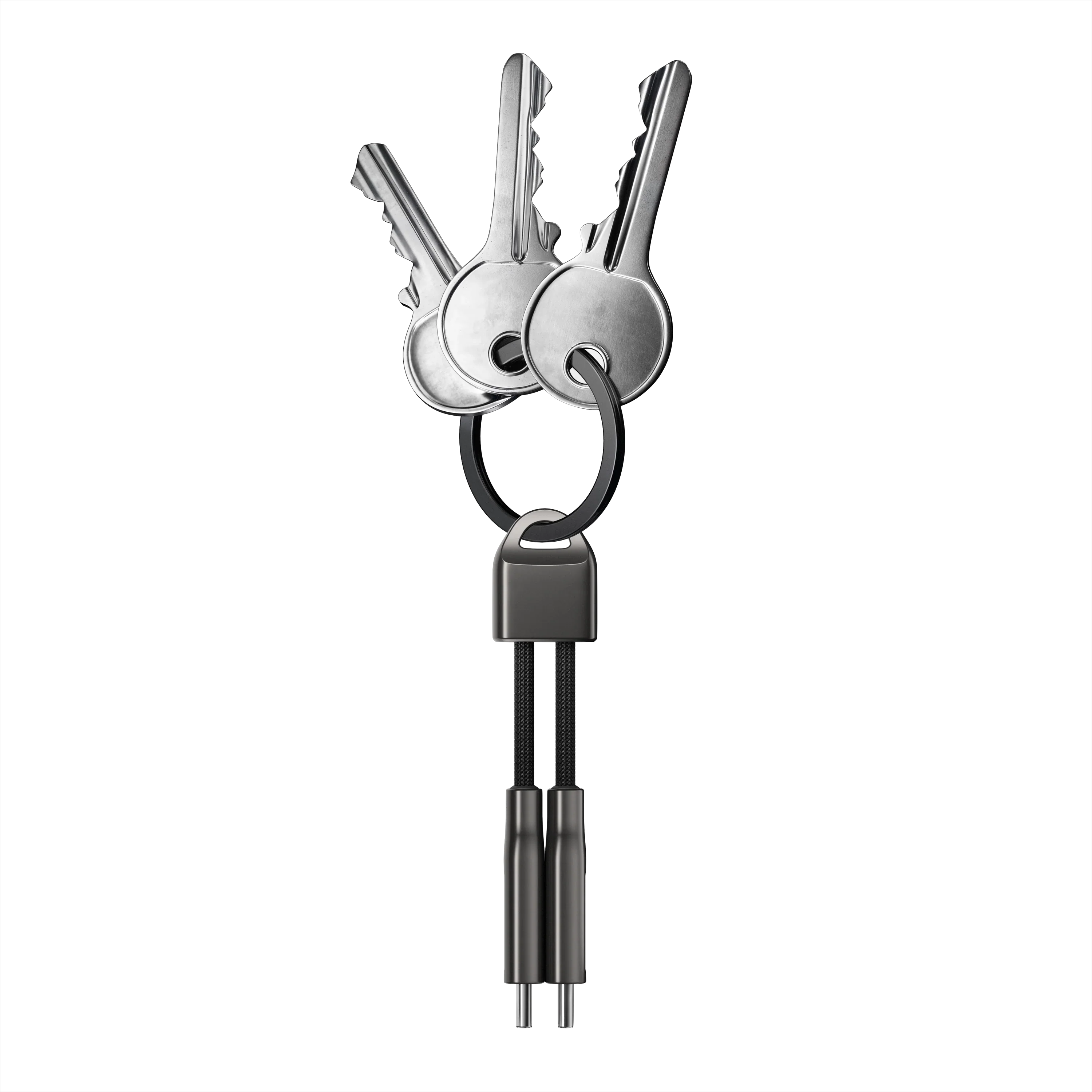Nomad ChargeKey USB-C Ladekabel V2 - Svart