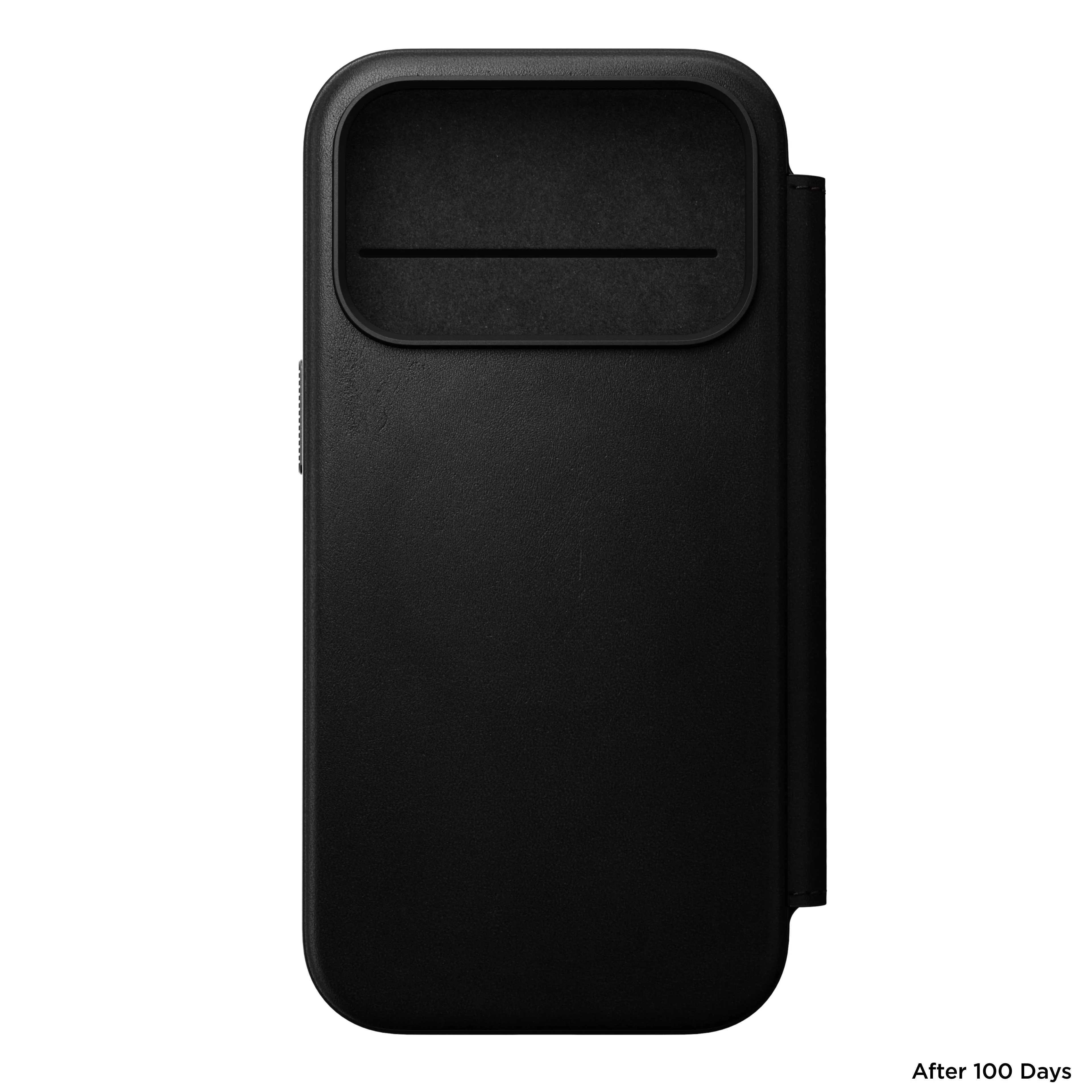 Nomad Lommebokdeksel i skinn med MagSafe til iPhone 17 Pro - Svart - Image 4
