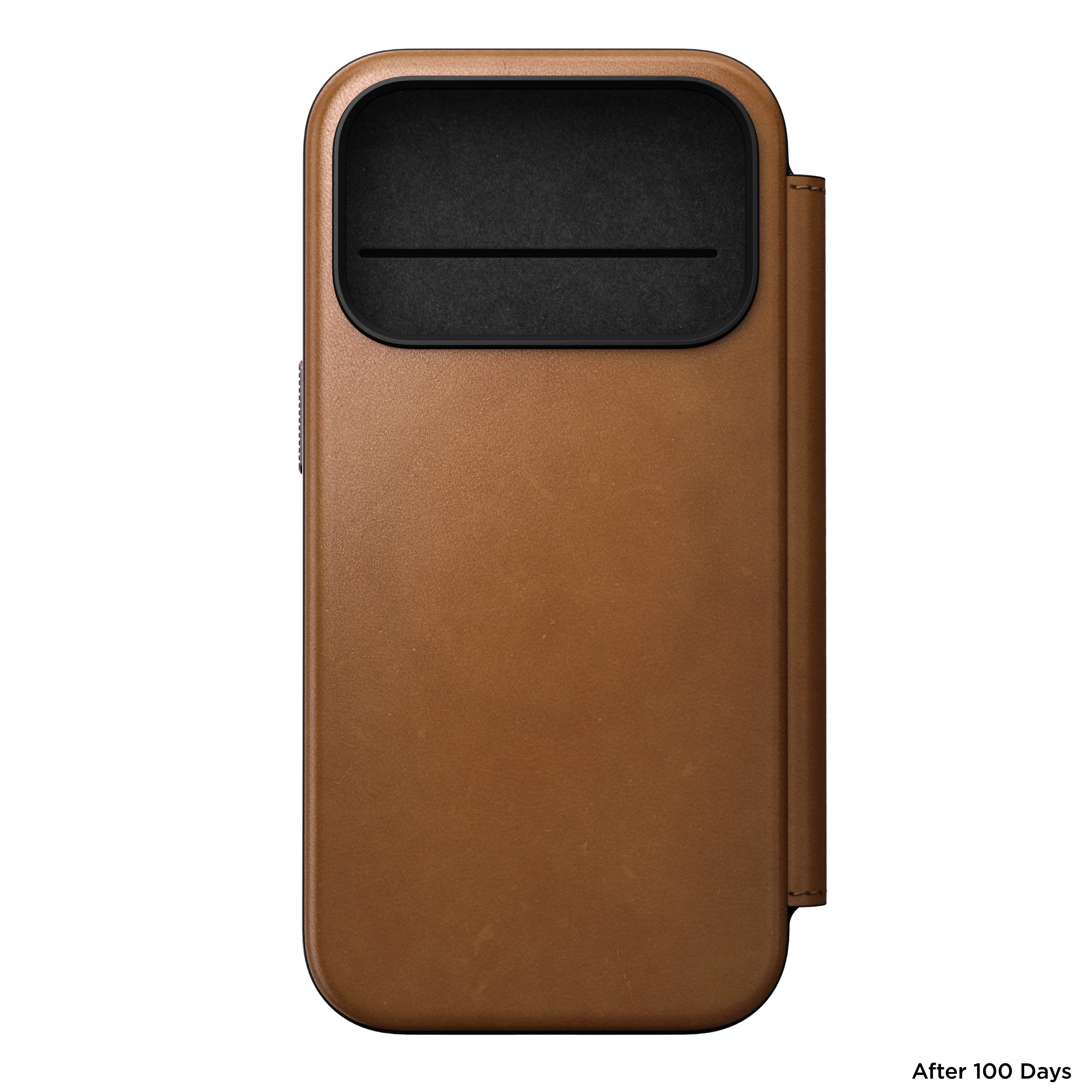 Nomad Lommebokdeksel i skinn med MagSafe til iPhone 17 Pro - Tan - Image 4