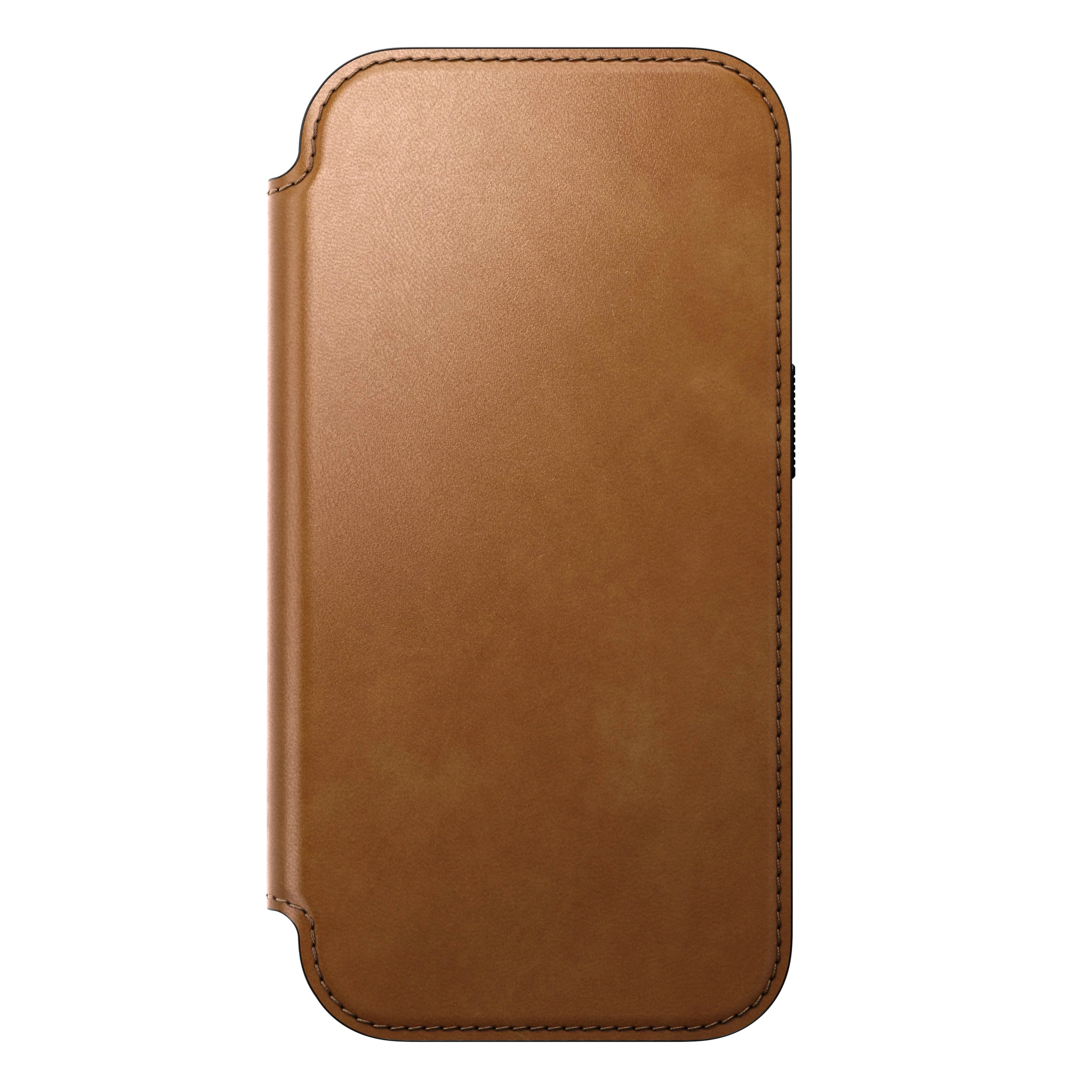Nomad Lommebokdeksel i skinn med MagSafe til iPhone 17 Pro - Tan - Image 6