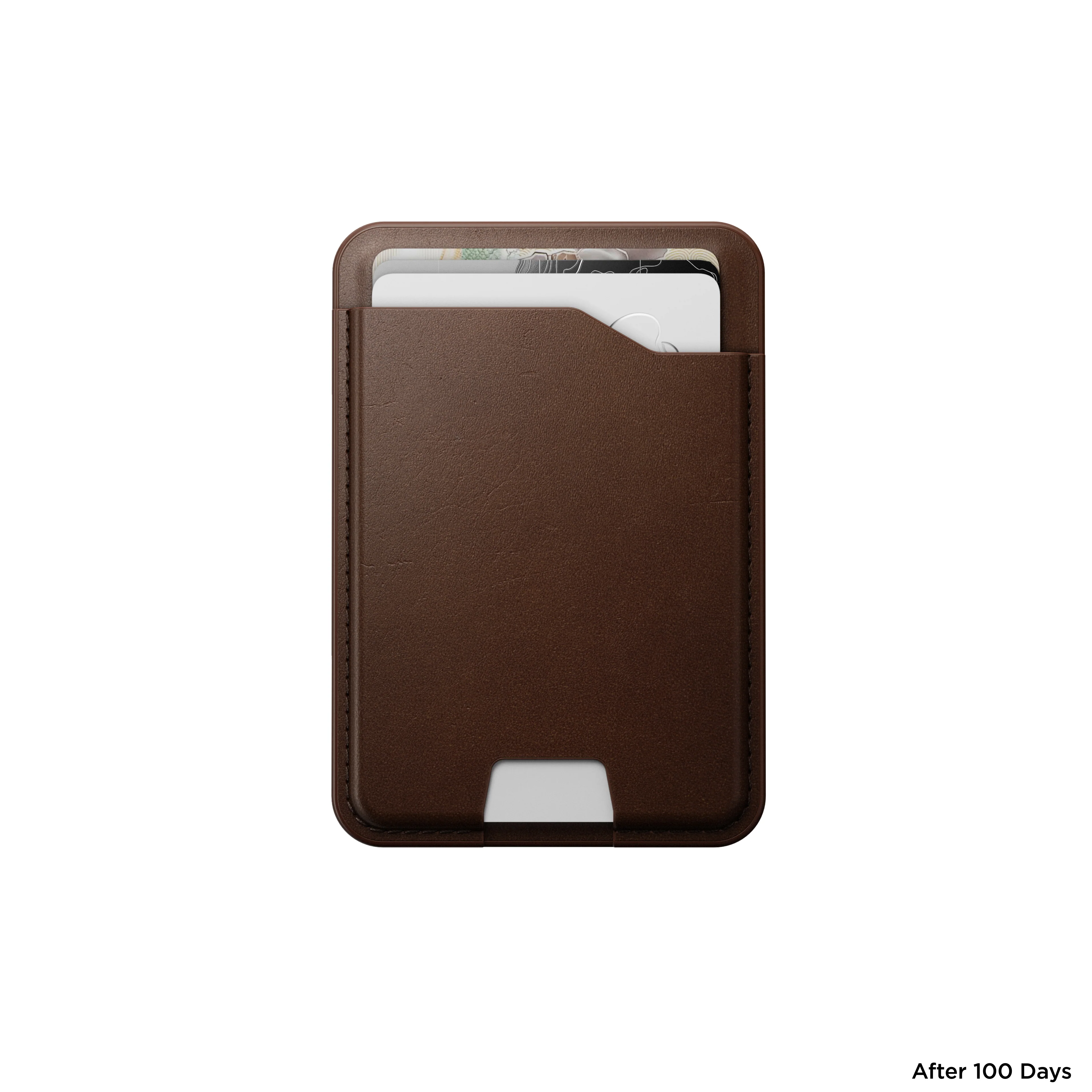Nomad Leather Mag Kortmappe med FindMy - Brun - Image 3