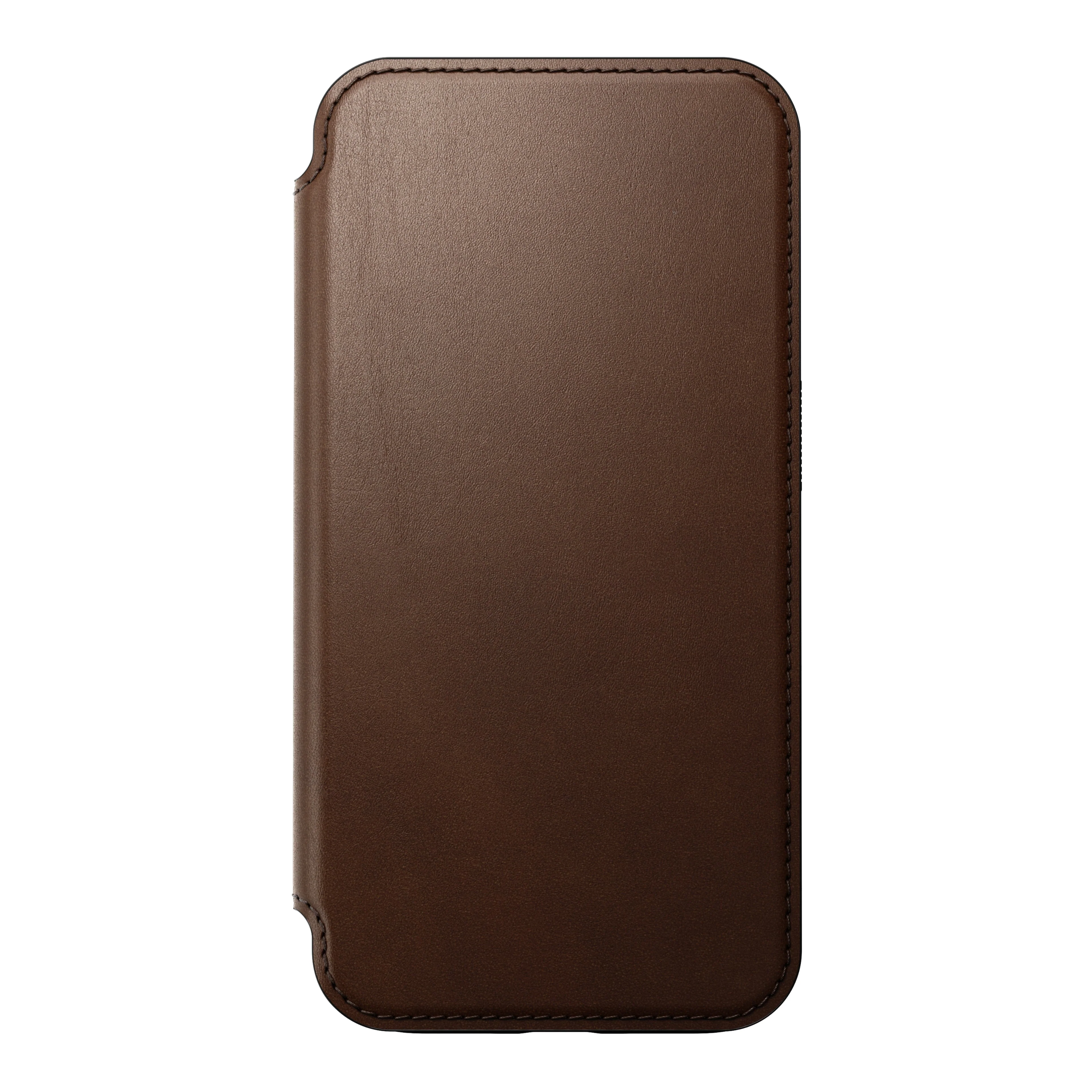 Nomad Lommebokdeksel i skinn med MagSafe til iPhone 15 Pro - Brun - Image 6