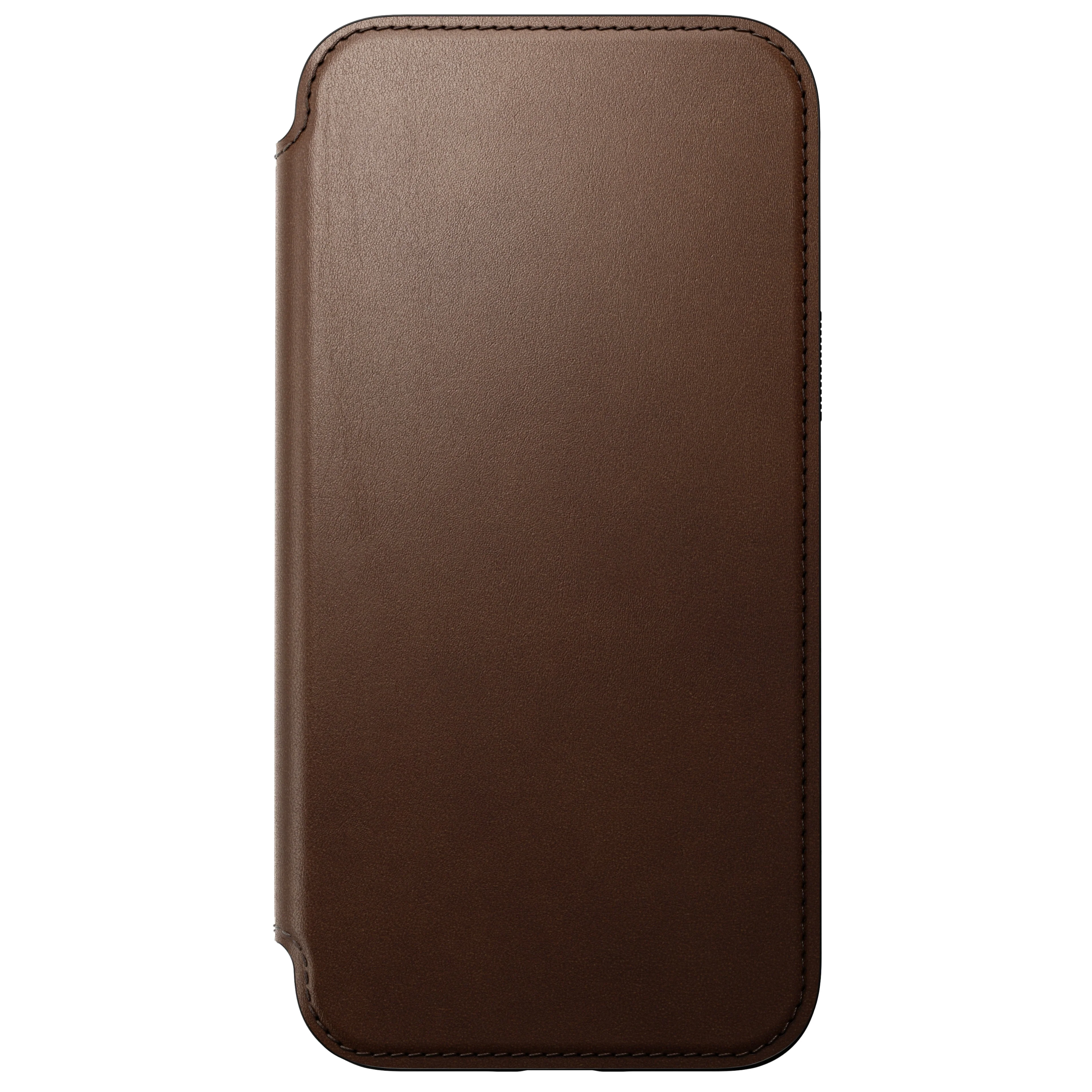 Nomad Lommebokdeksel i skinn med MagSafe til iPhone 15 Pro Max - Brun - Image 6