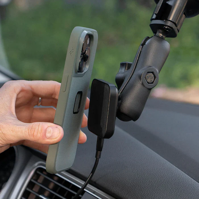 Peak Design 1" Kulefeste for iPhone til Bilen med Qi2-lading - Image 3