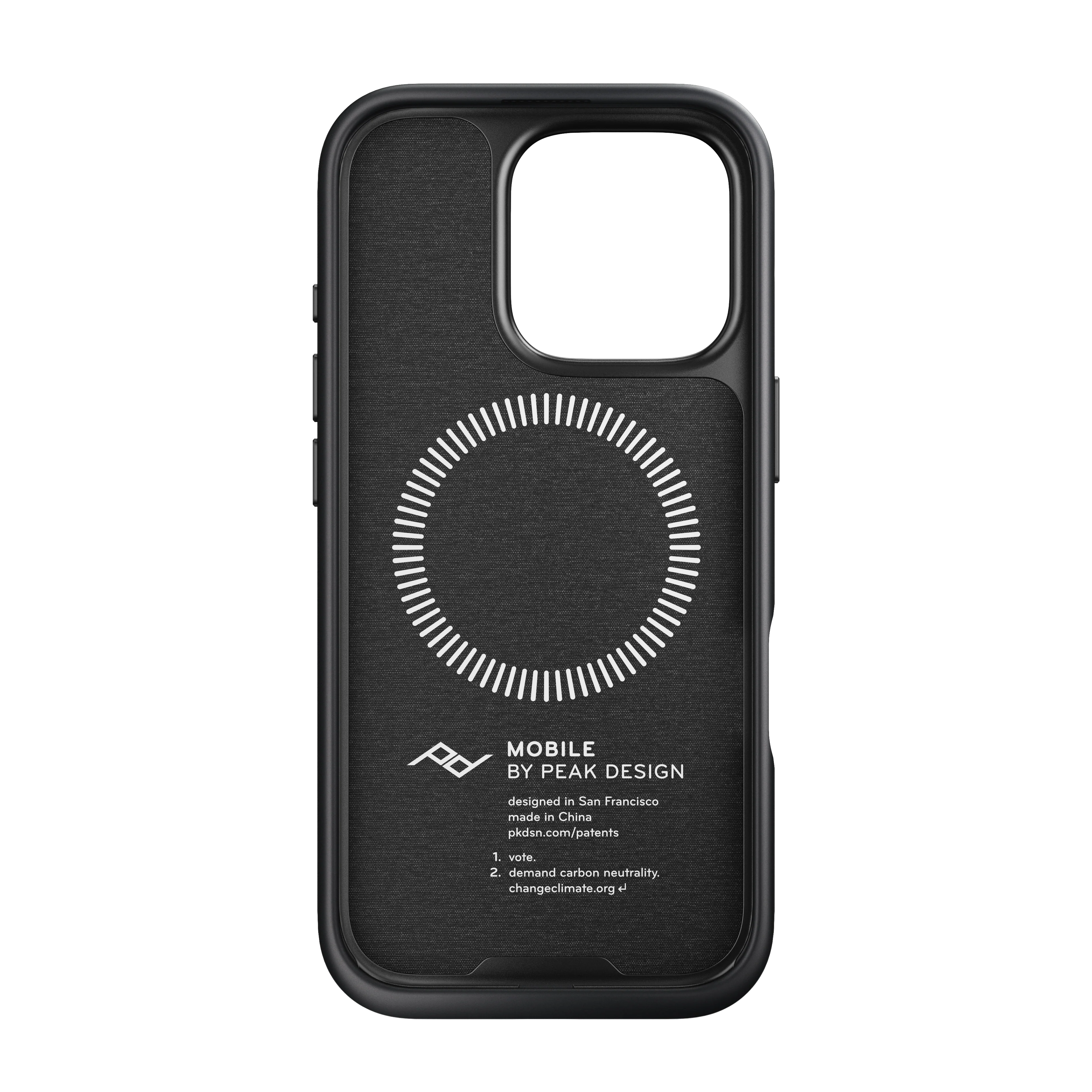 Peak Design Mobile Everyday Fabric MagSafe Deksel til iPhone 16 Pro - Charcoal - Image 2