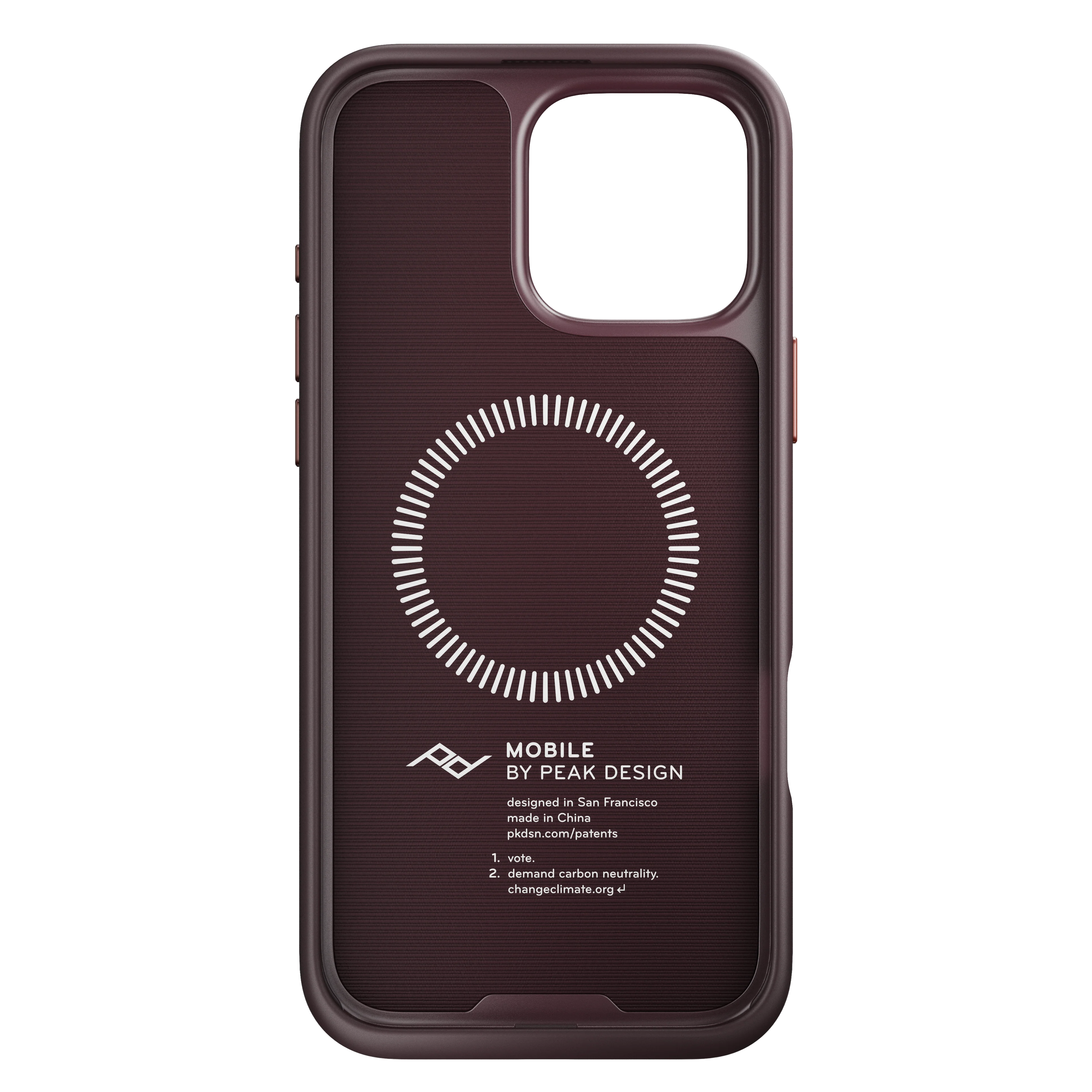 Peak Design Mobile Everyday Fabric MagSafe Deksel til iPhone 16 Pro Max - Eclipse - Image 2