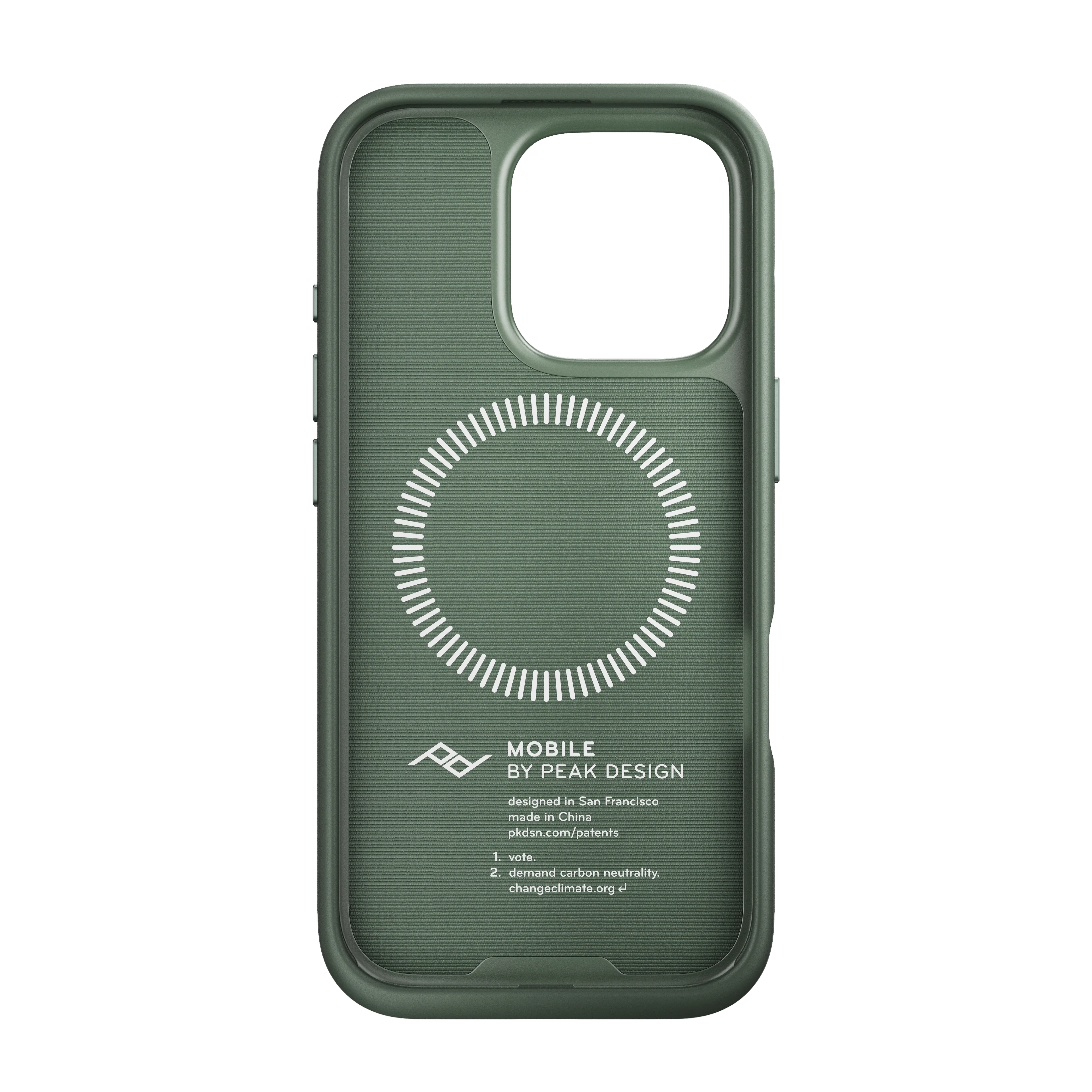 Peak Design Mobile Everyday Fabric MagSafe Deksel til iPhone 16 Pro - Sage - Image 2