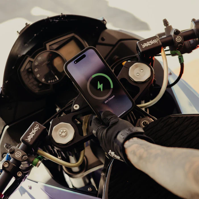 Peak Design iPhone-stativfeste til Gaffelstammen til Motorsykkel med Qi2-lading - Image 4