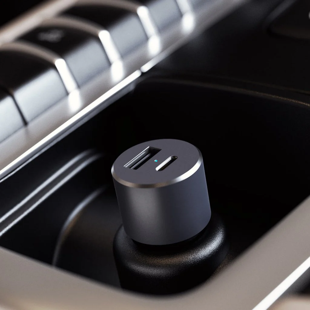 Satechi 72W USB-C + USB-A billader - Stellargrå - Image 5