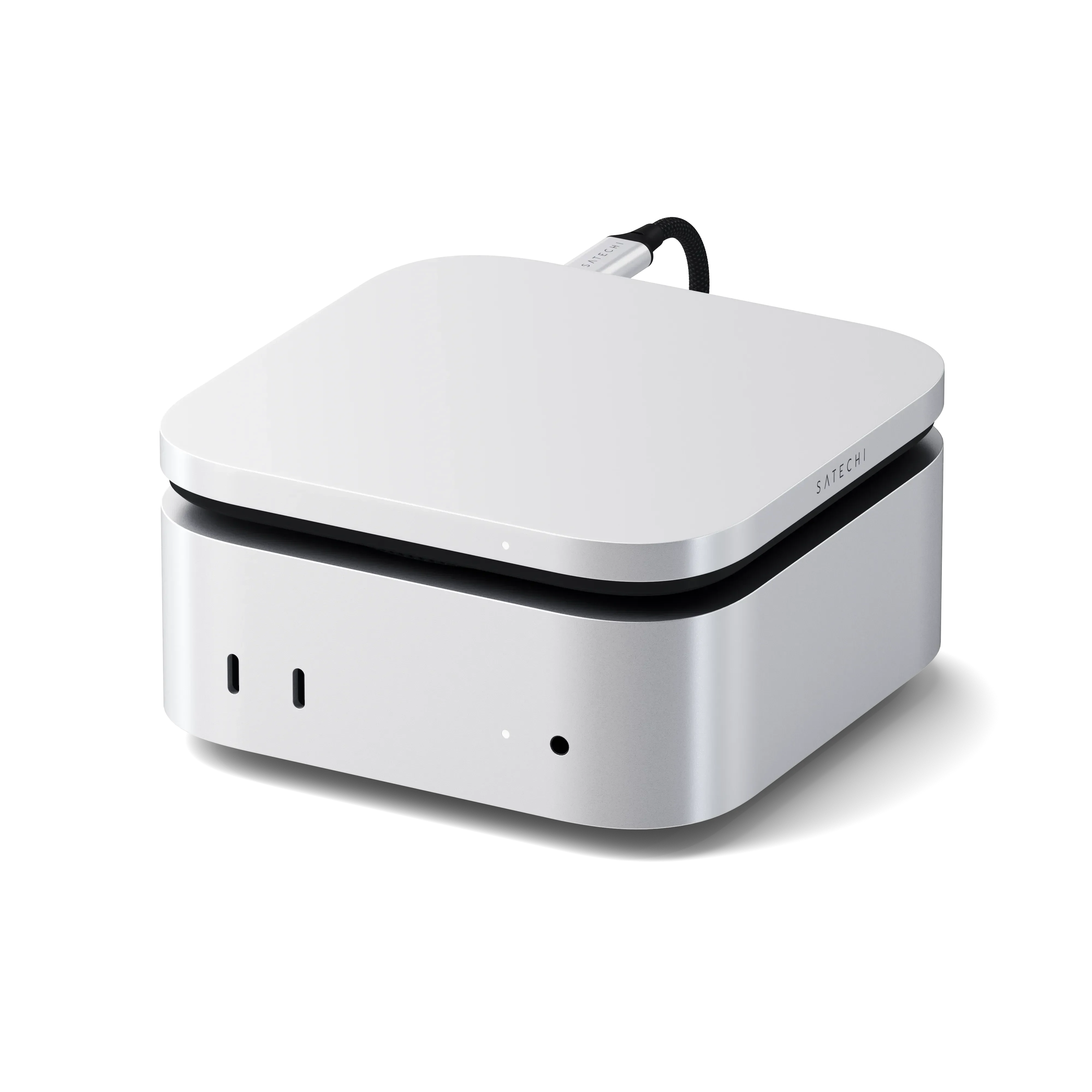 Satechi USB4 Slim NVMe SSD-kabinett til Mac mini