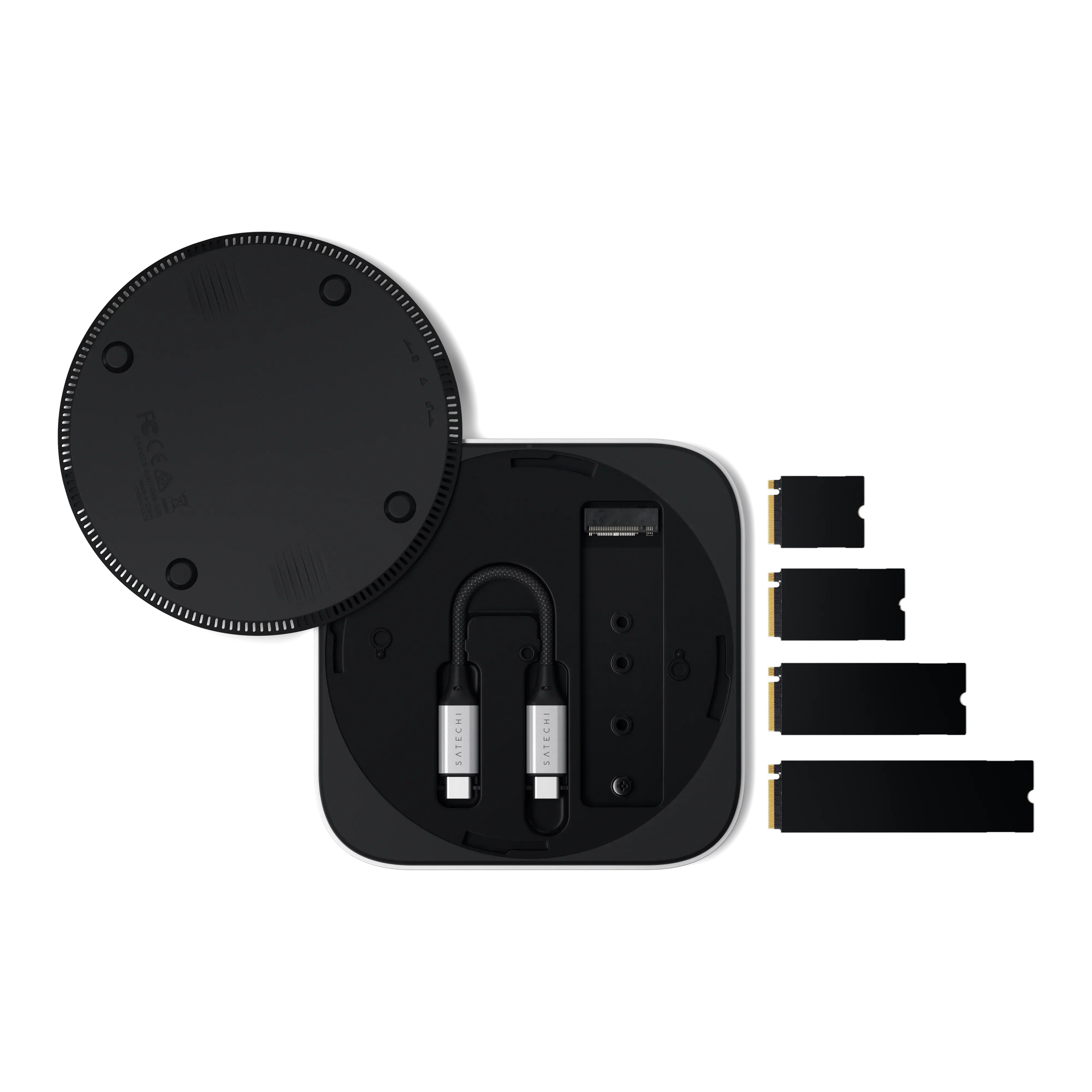 Satechi USB4 Slim NVMe SSD-kabinett til Mac mini - Image 4