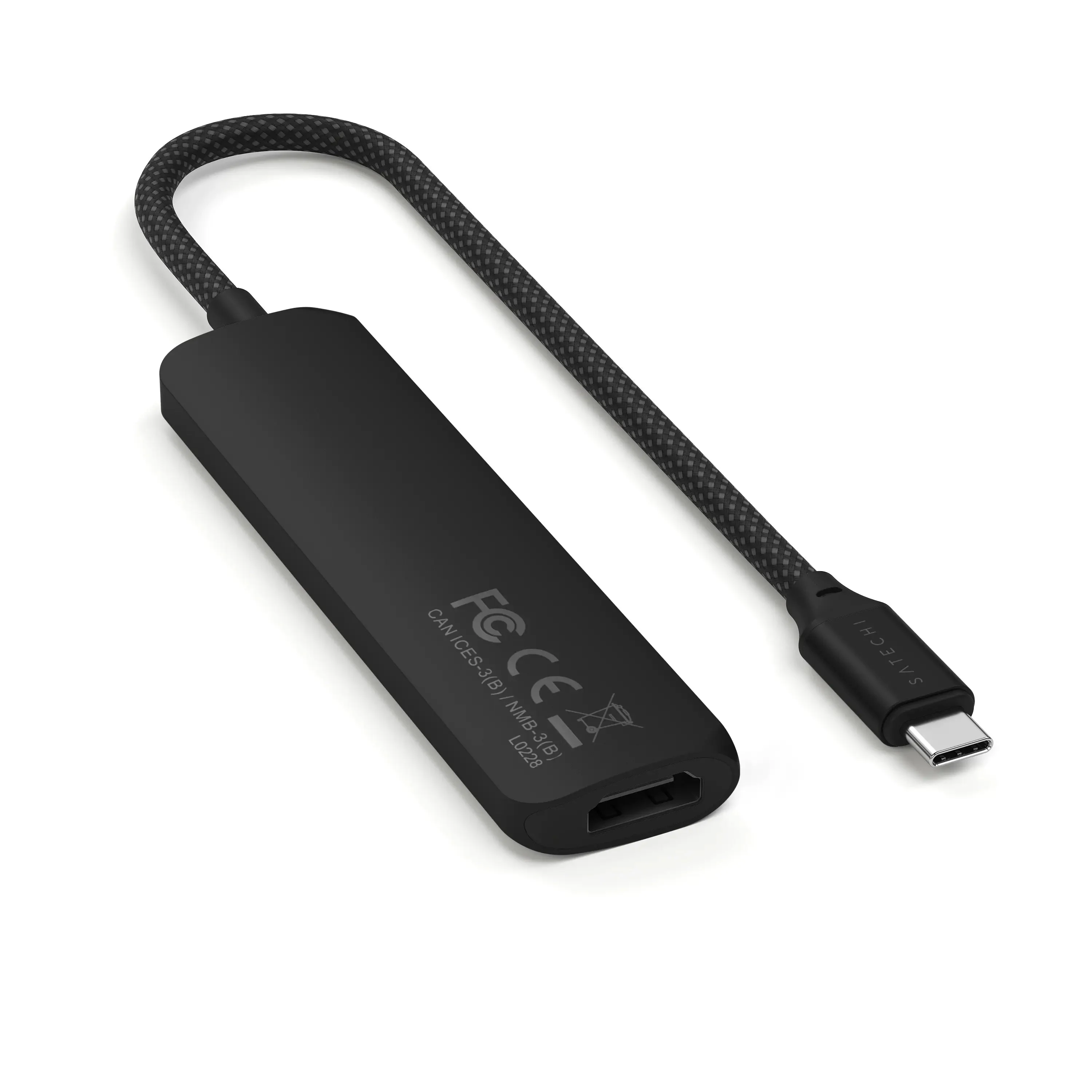 Satechi Slim 4 Multiport Adapter - Svart - Image 3