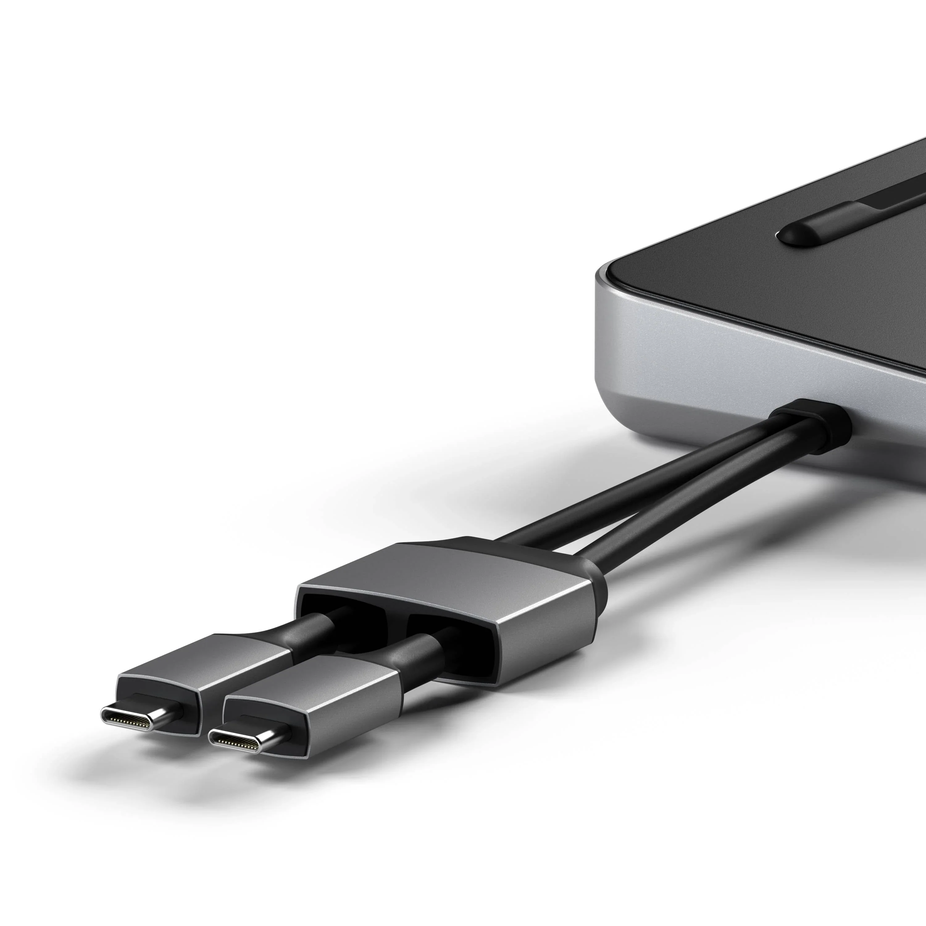 Satechi USB-C Dual Dockingstasjon med NVMe SSD-kabinett - Image 3