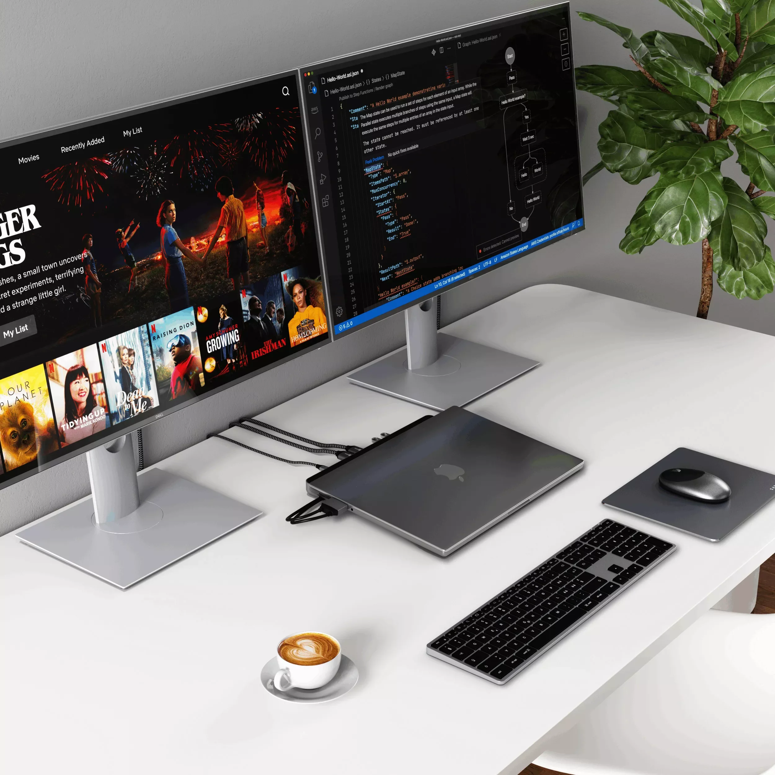 Satechi USB-C Dual Dockingstasjon med NVMe SSD-kabinett - Image 5