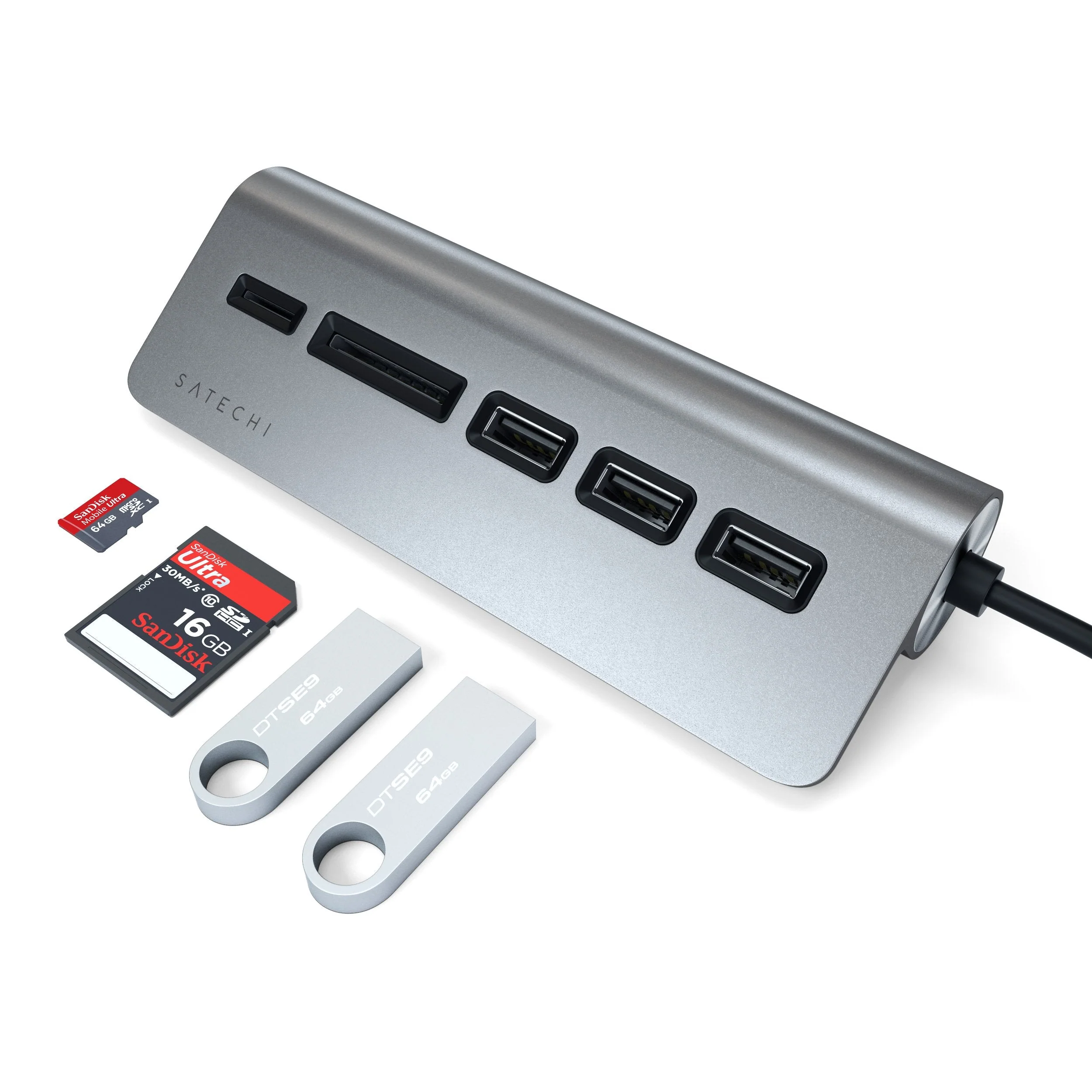 Satechi USB-C Hub - Stellargrå - Image 4