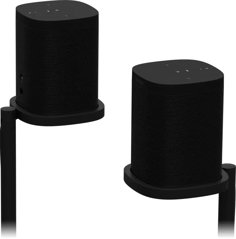 Sonos One Høyttalerstativ 2 pk - Svart - Image 5