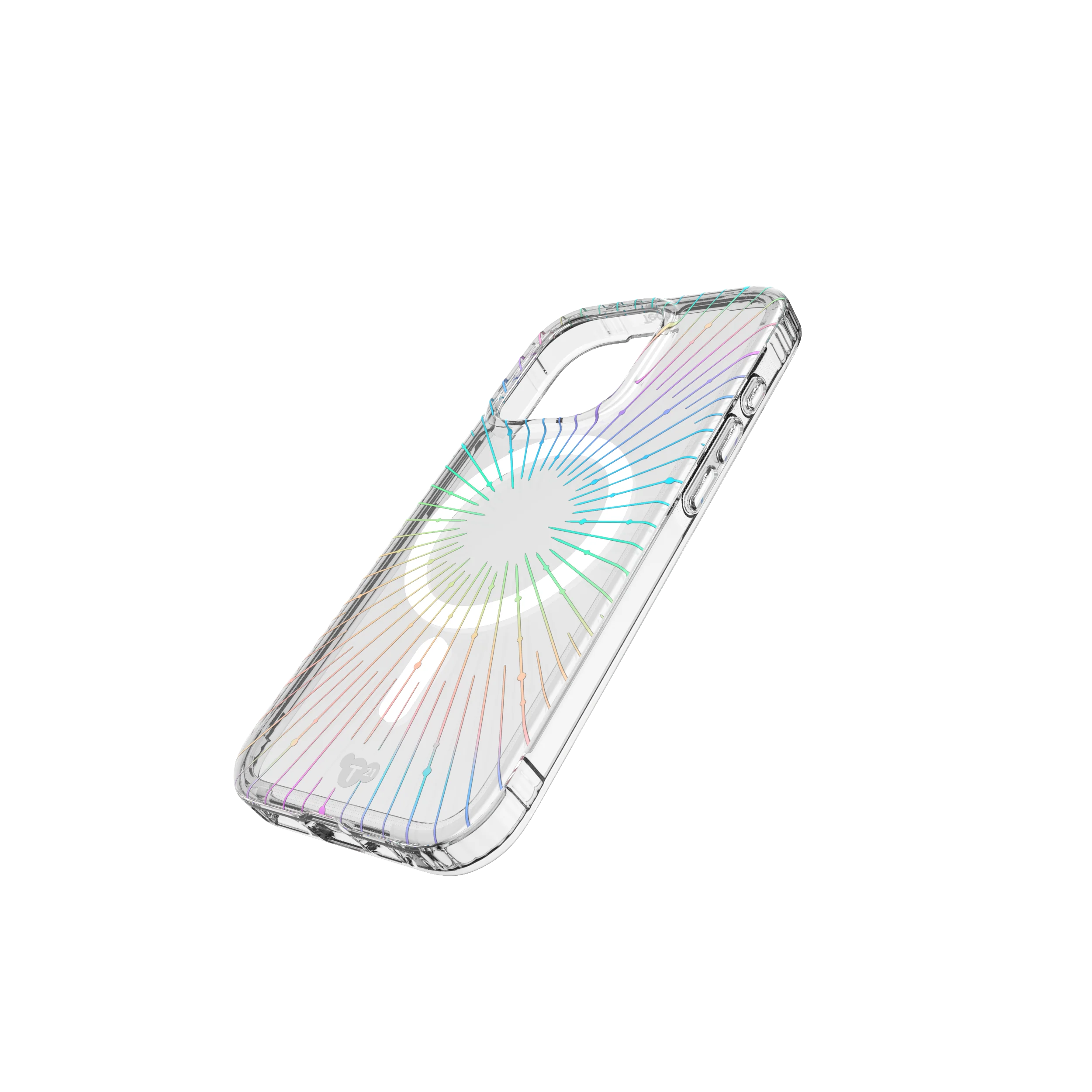 Tech21 Evo Clear Sparkle MagSafe Deksel til iPhone 15 Pro - Image 2