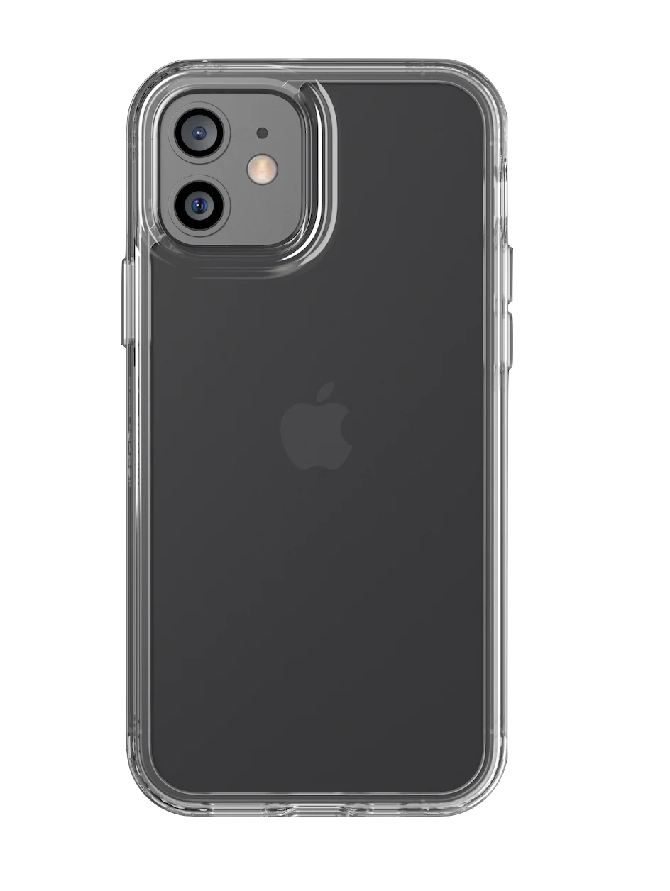 tech21 EvoClear deksel for iPhone 12 / 12 Pro - Klar