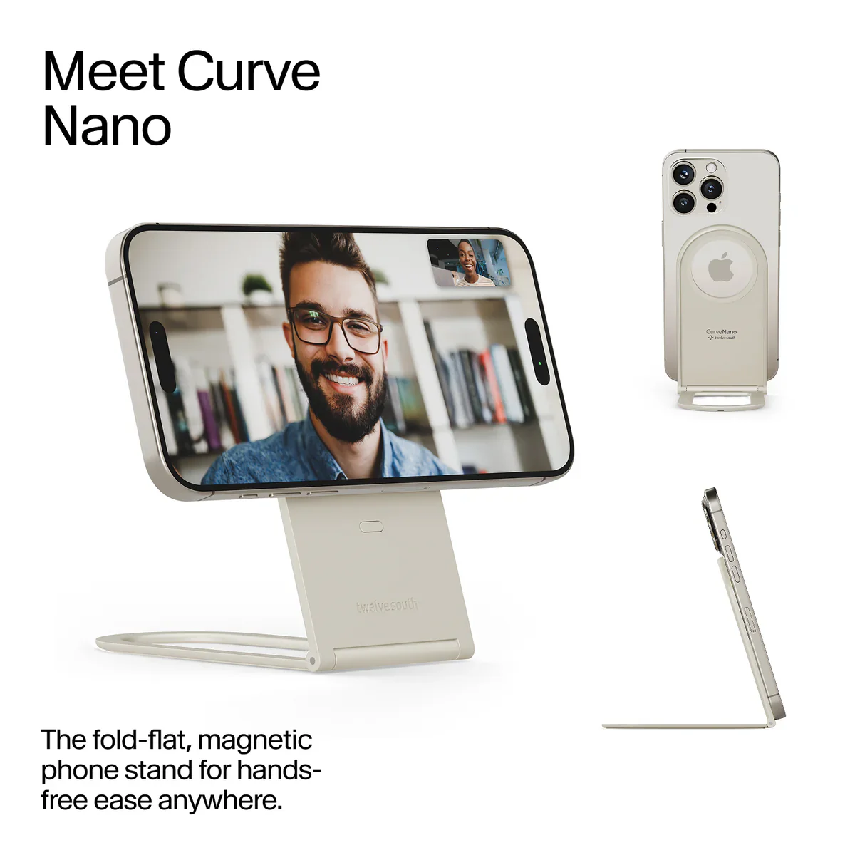 Twelve South Curve Nano Stativ til iPhone - Coastal Blue - Image 2