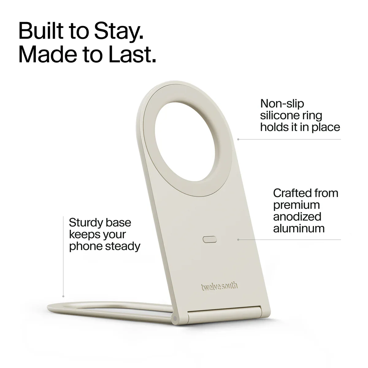 Twelve South Curve Nano Stativ til iPhone - Dune - Image 6