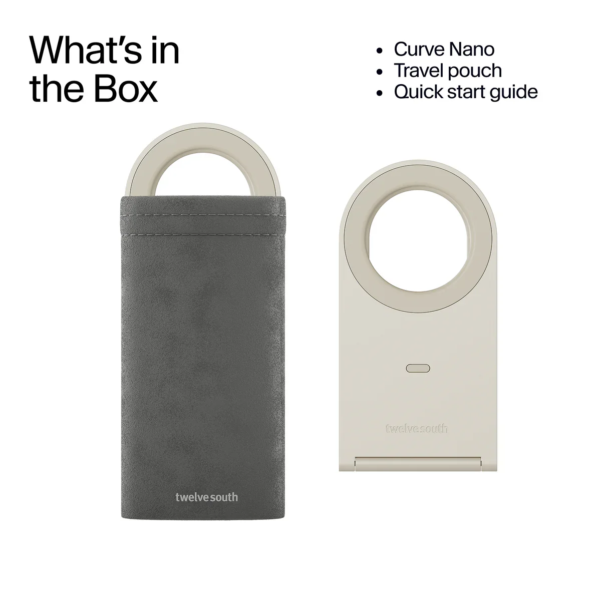 Twelve South Curve Nano Stativ til iPhone - Dune - Image 7