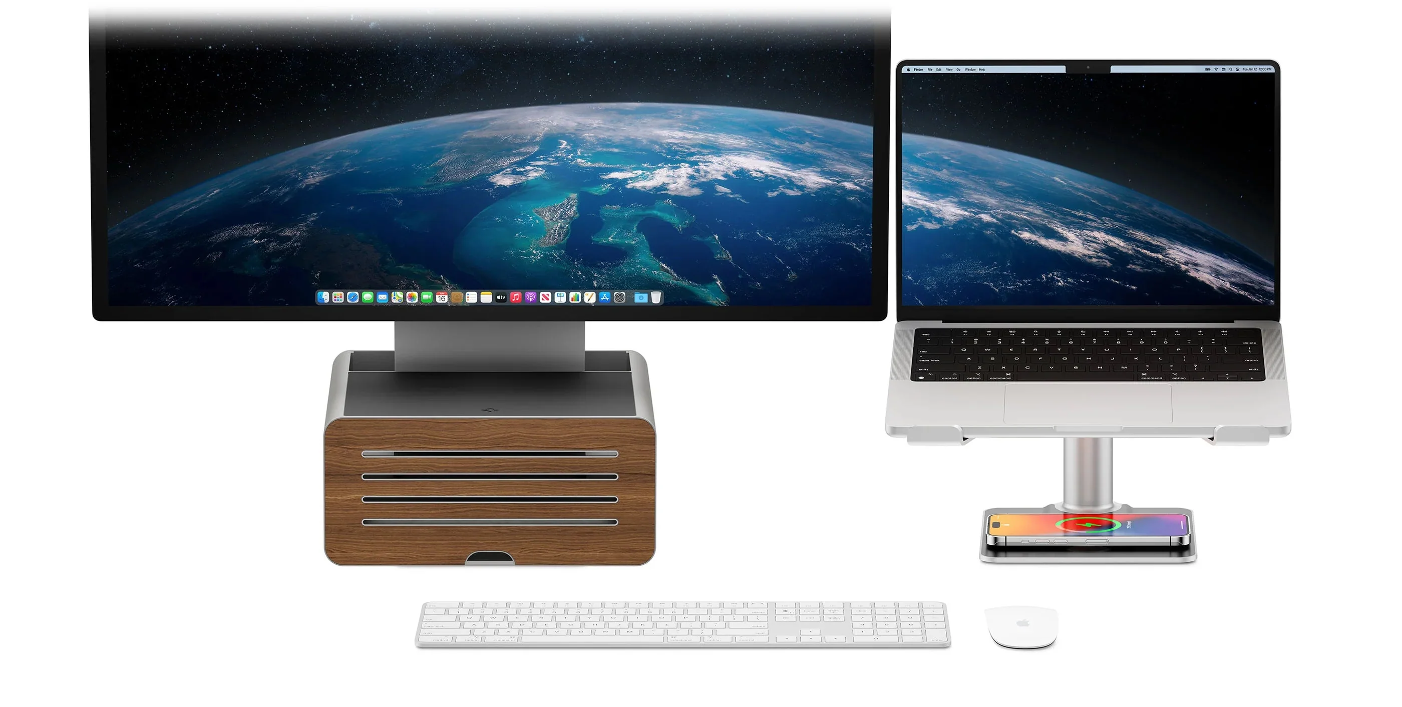 Twelve South HiRise Pro Stativ for iMac - Sølv - Image 4