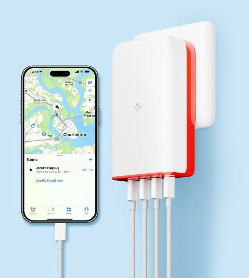 Twelve South PlugBug USB-C GaN Vegglader med Find My 120W - Image 4