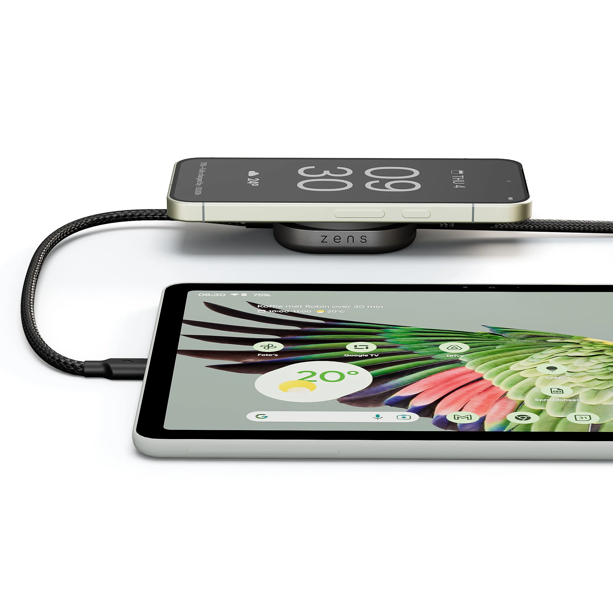 Zens USB-C Ladekabel Pro 2 - Svart - Image 2