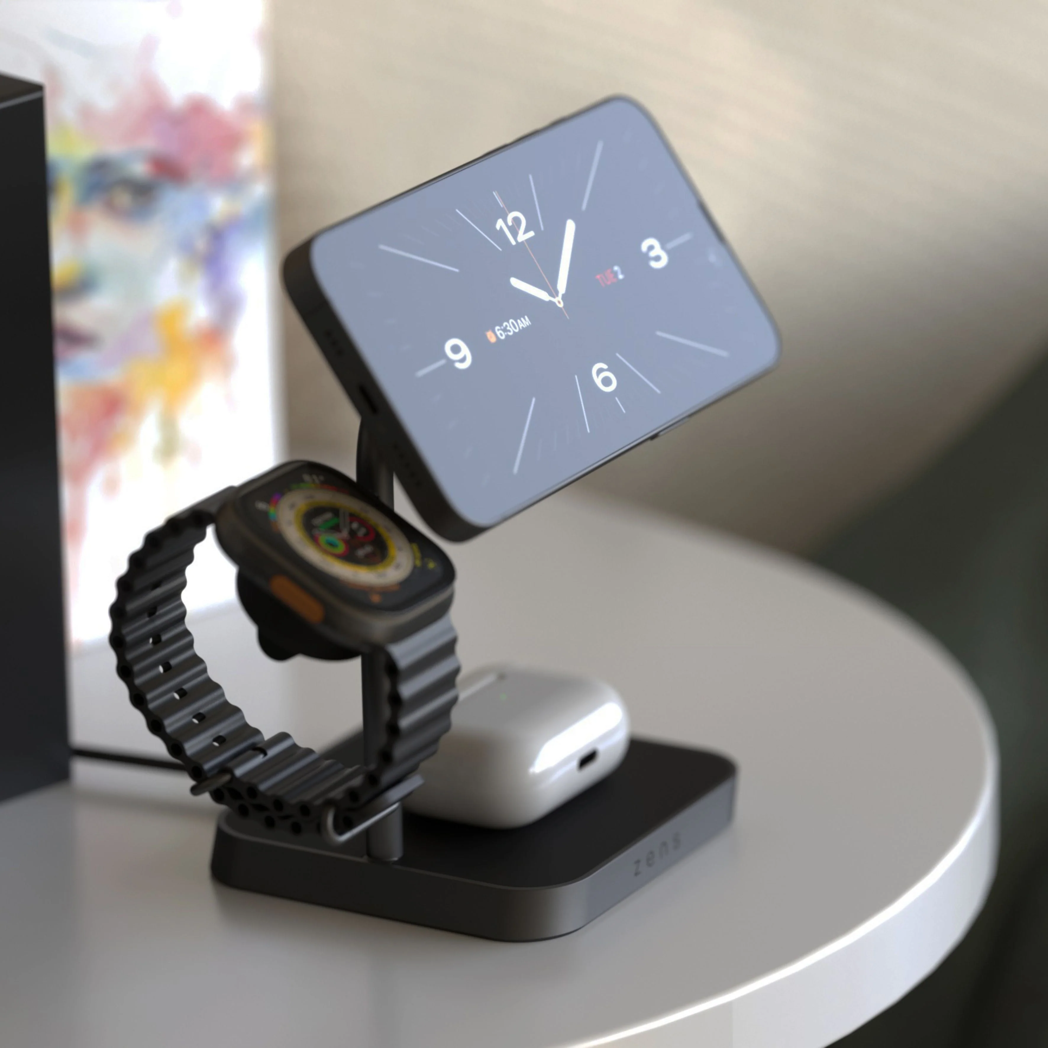 Zens Qi2 Charger Office Pro 3 Ladestasjon - Image 4